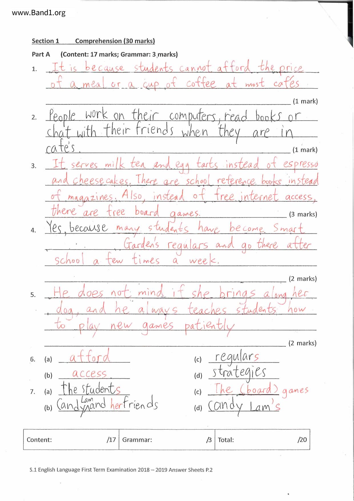 F1English試卷