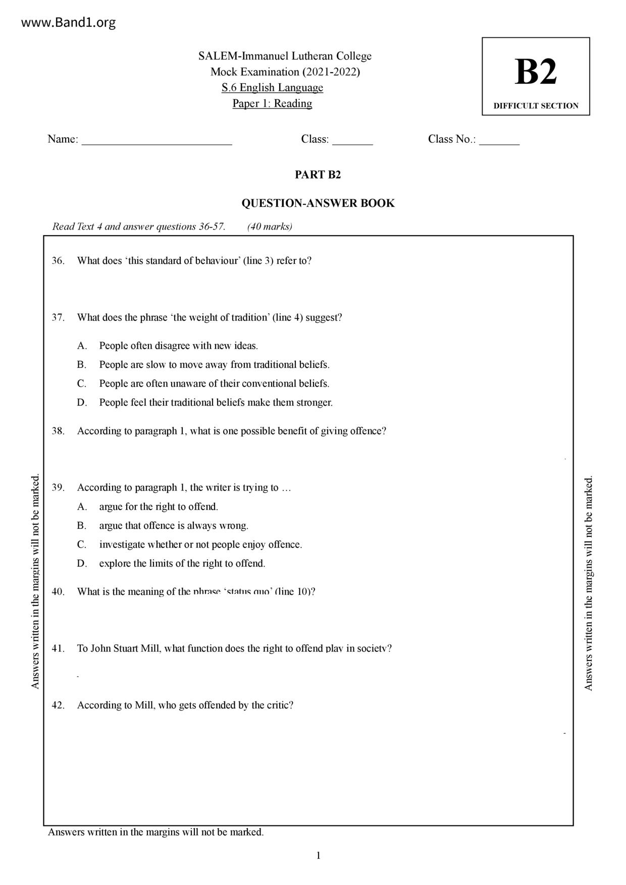 F6English試卷