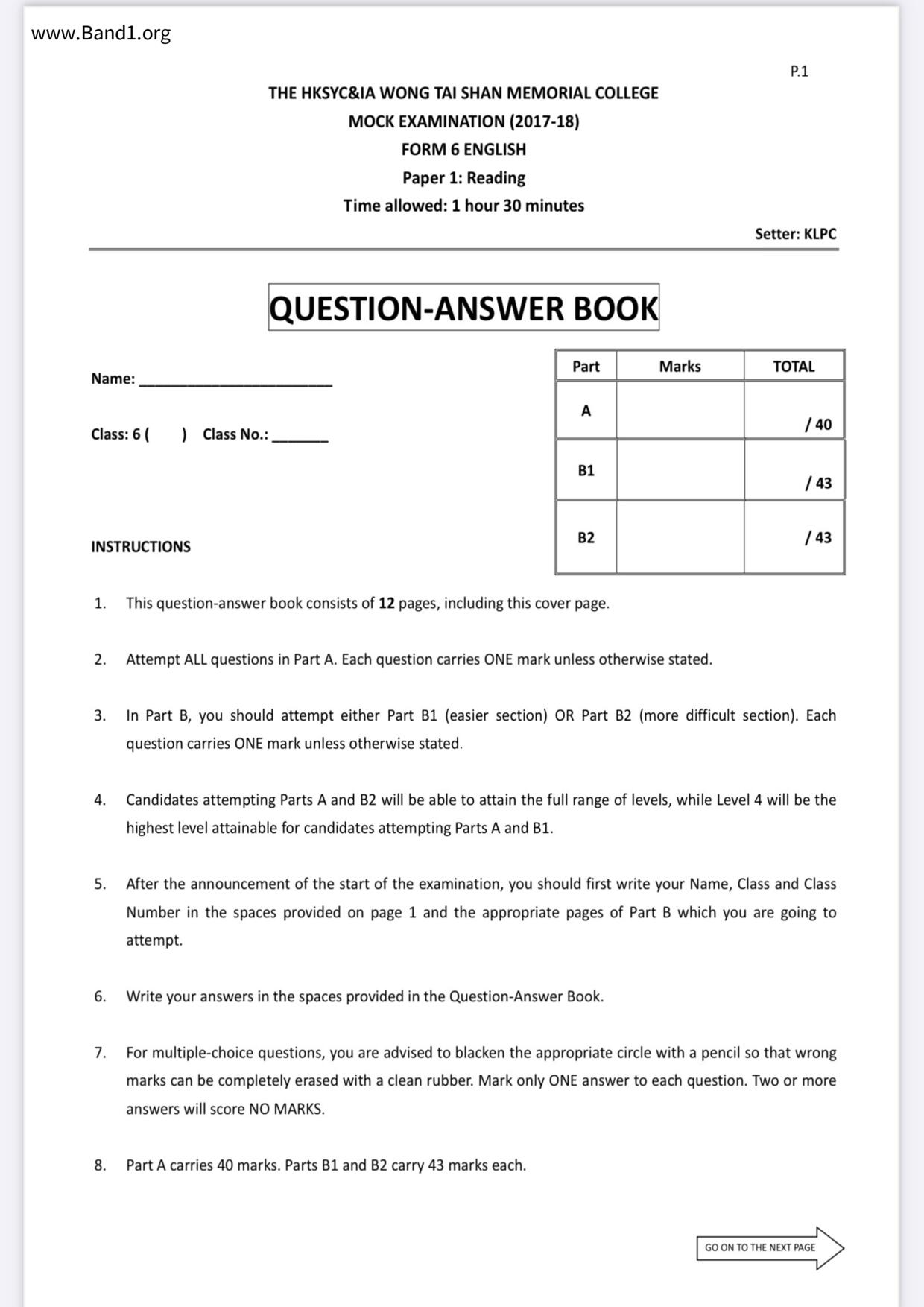 F6English試卷