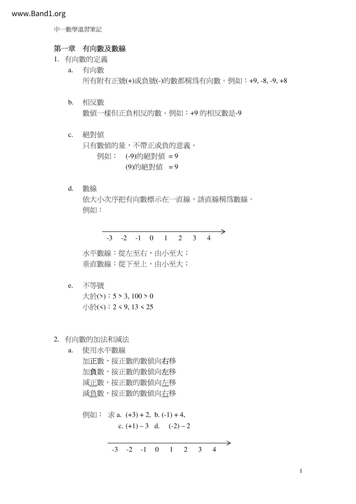 F1Maths數學筆記