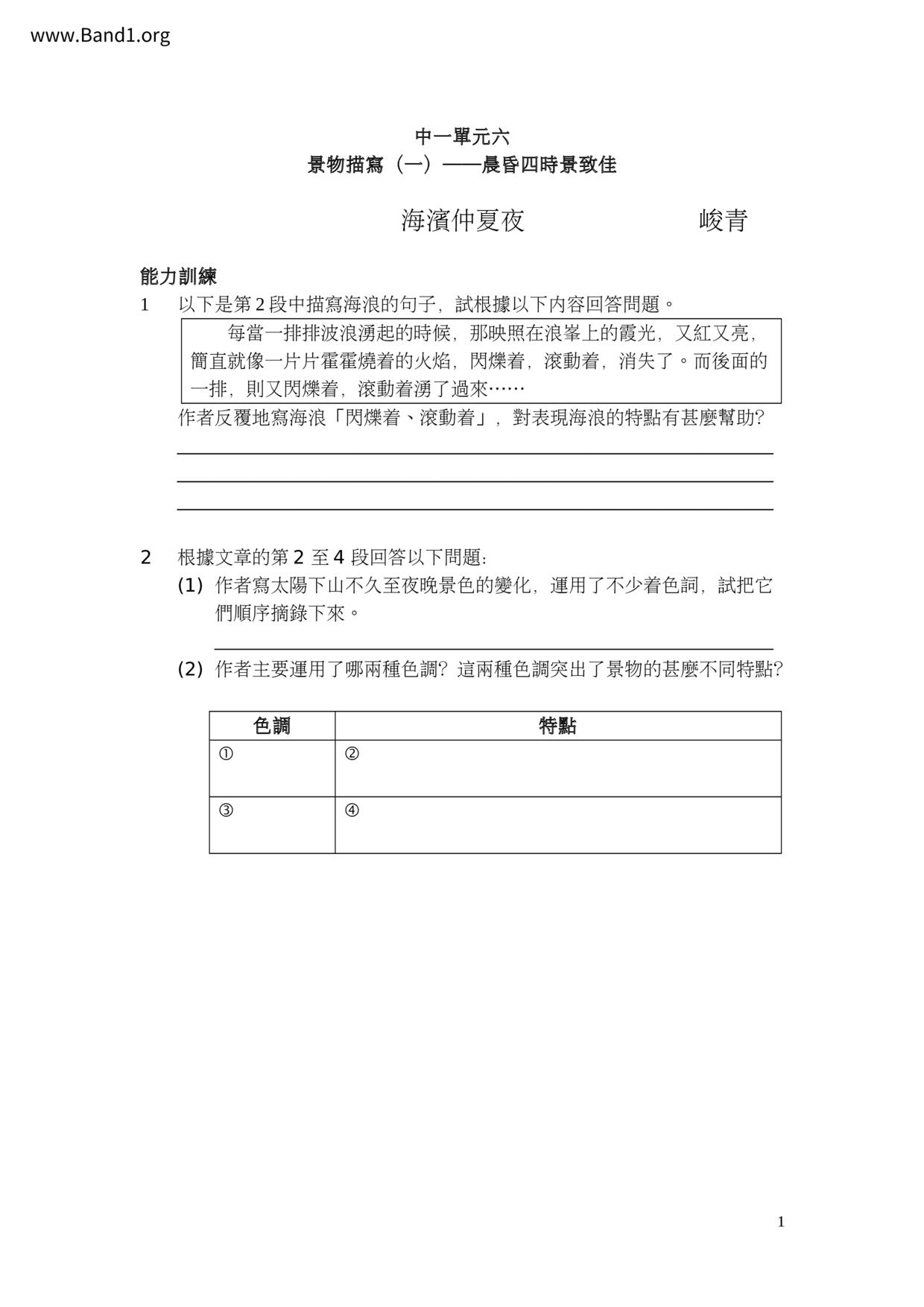F1Chinese海濱仲夏夜筆記