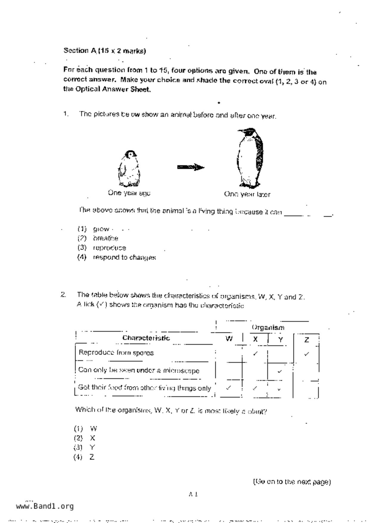 P3Science試卷