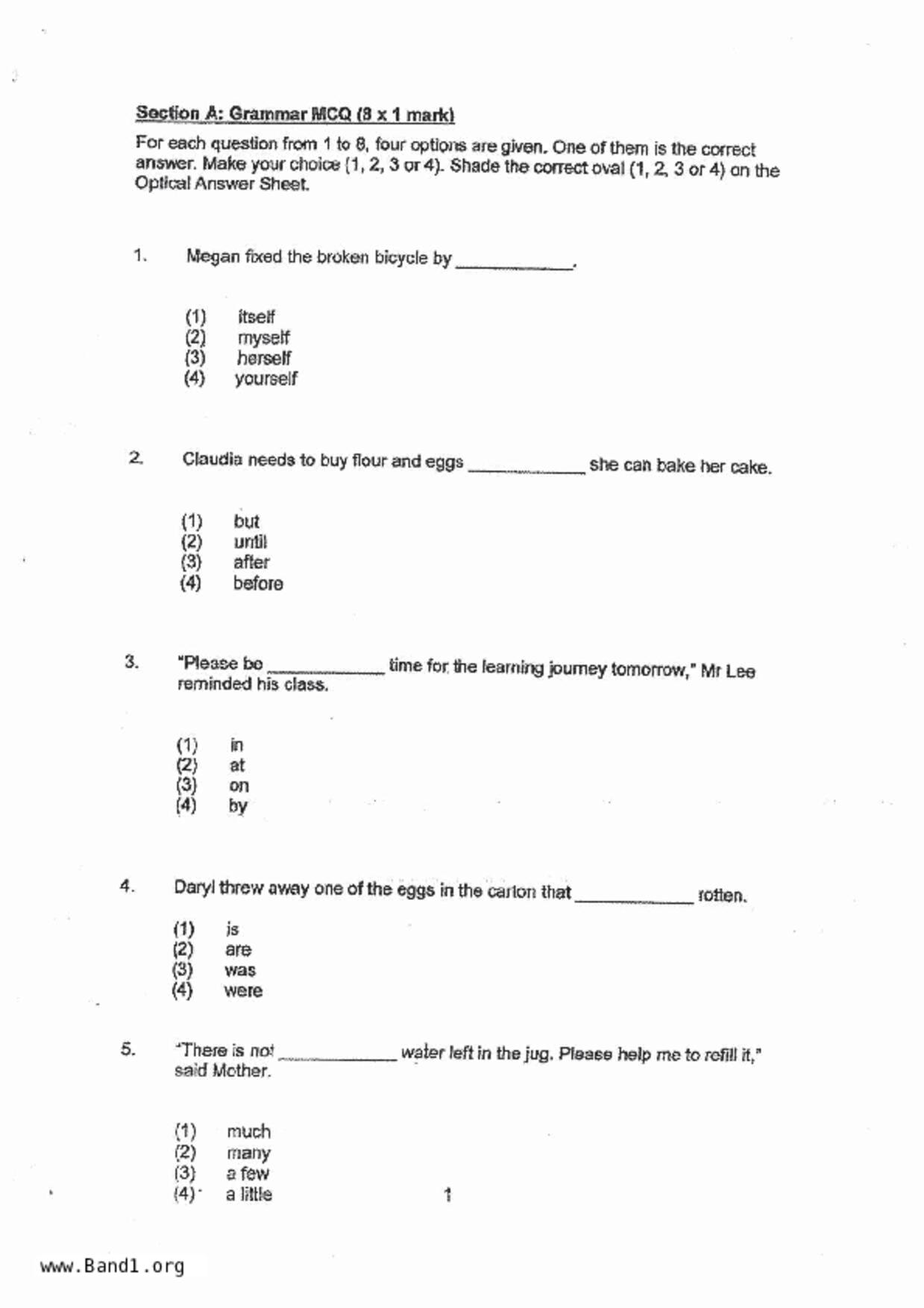 P3English試卷
