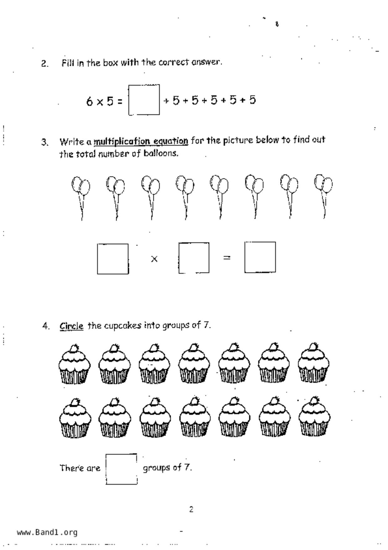 P1Maths試卷