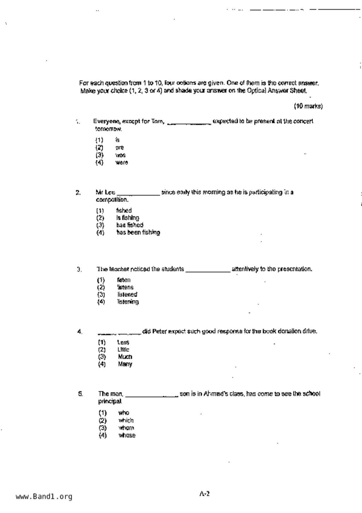 P6English試卷