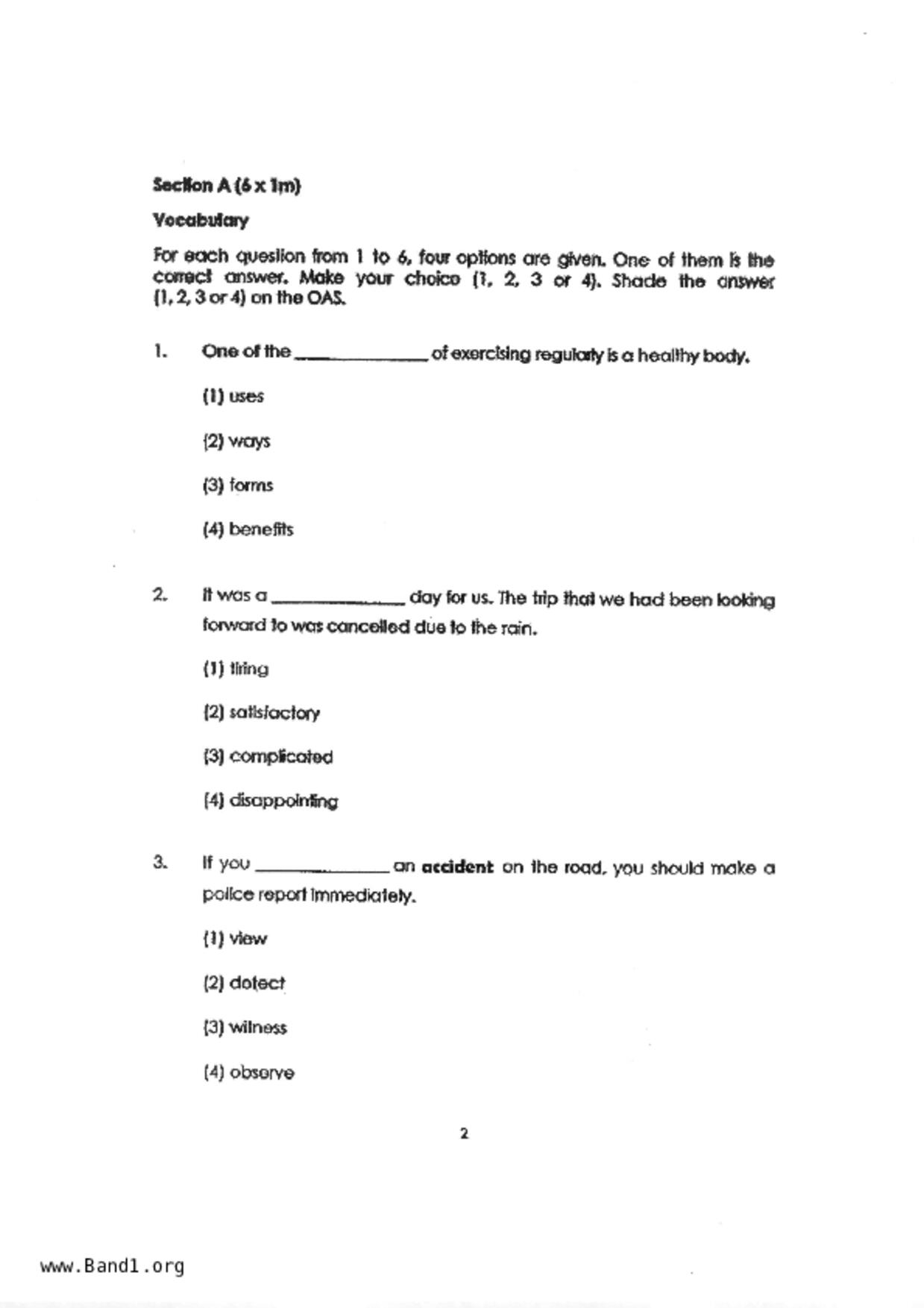 P4English試卷