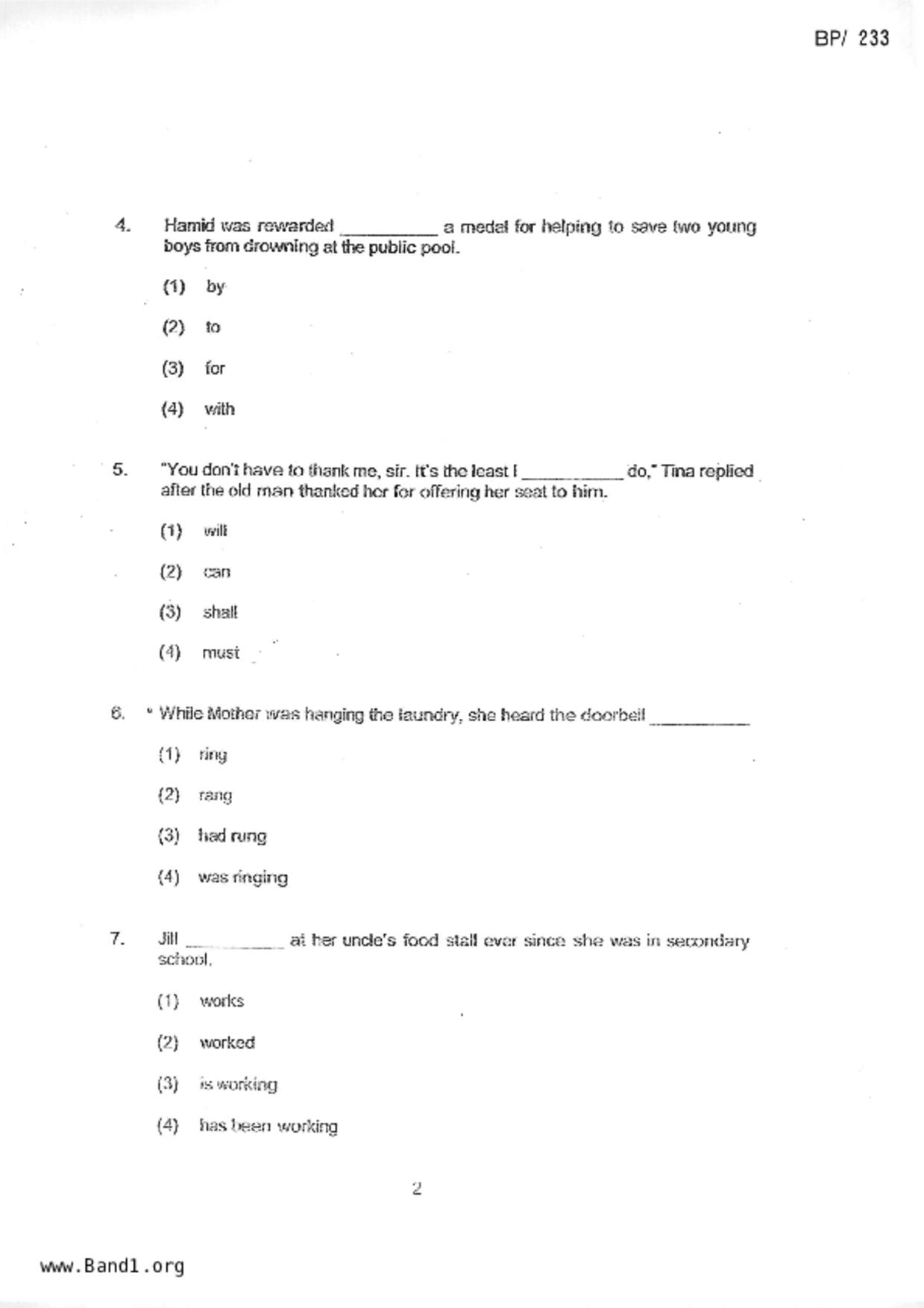 P6English試卷