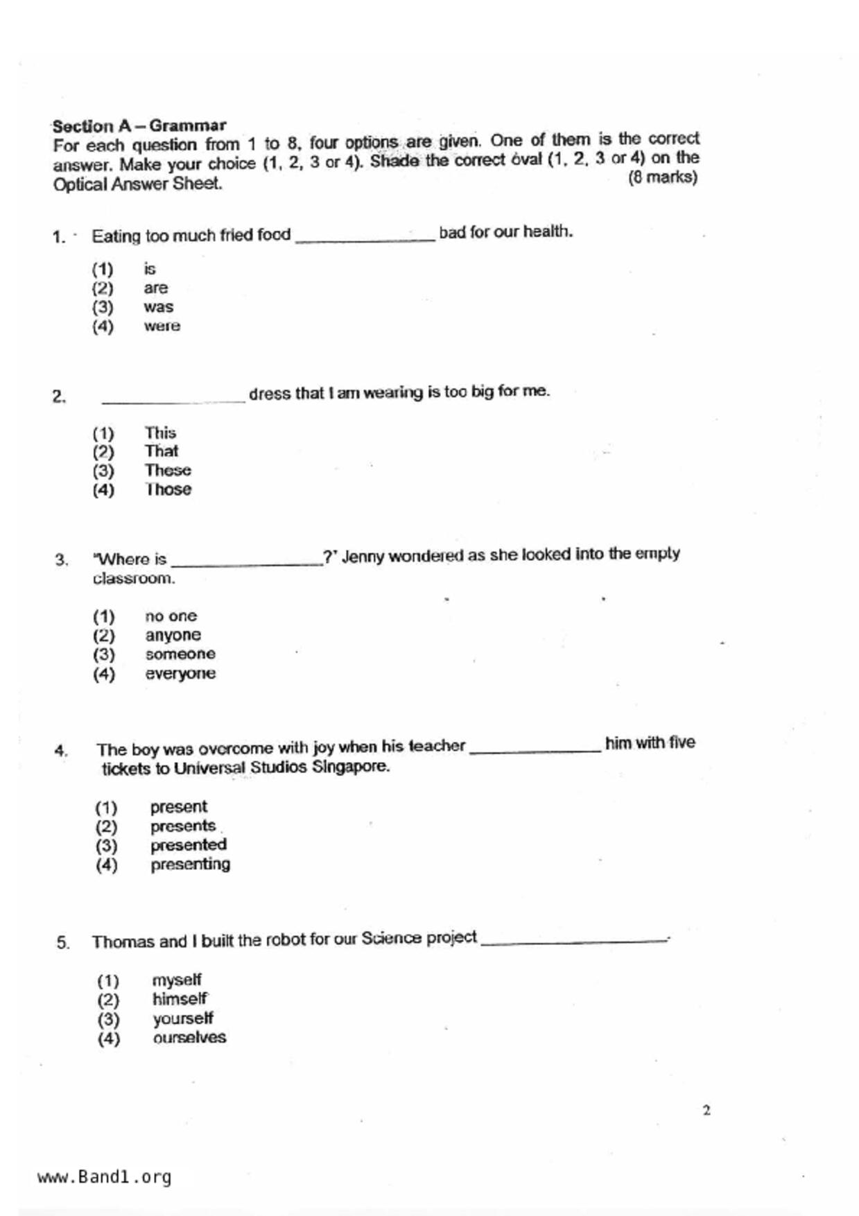 P3English試卷