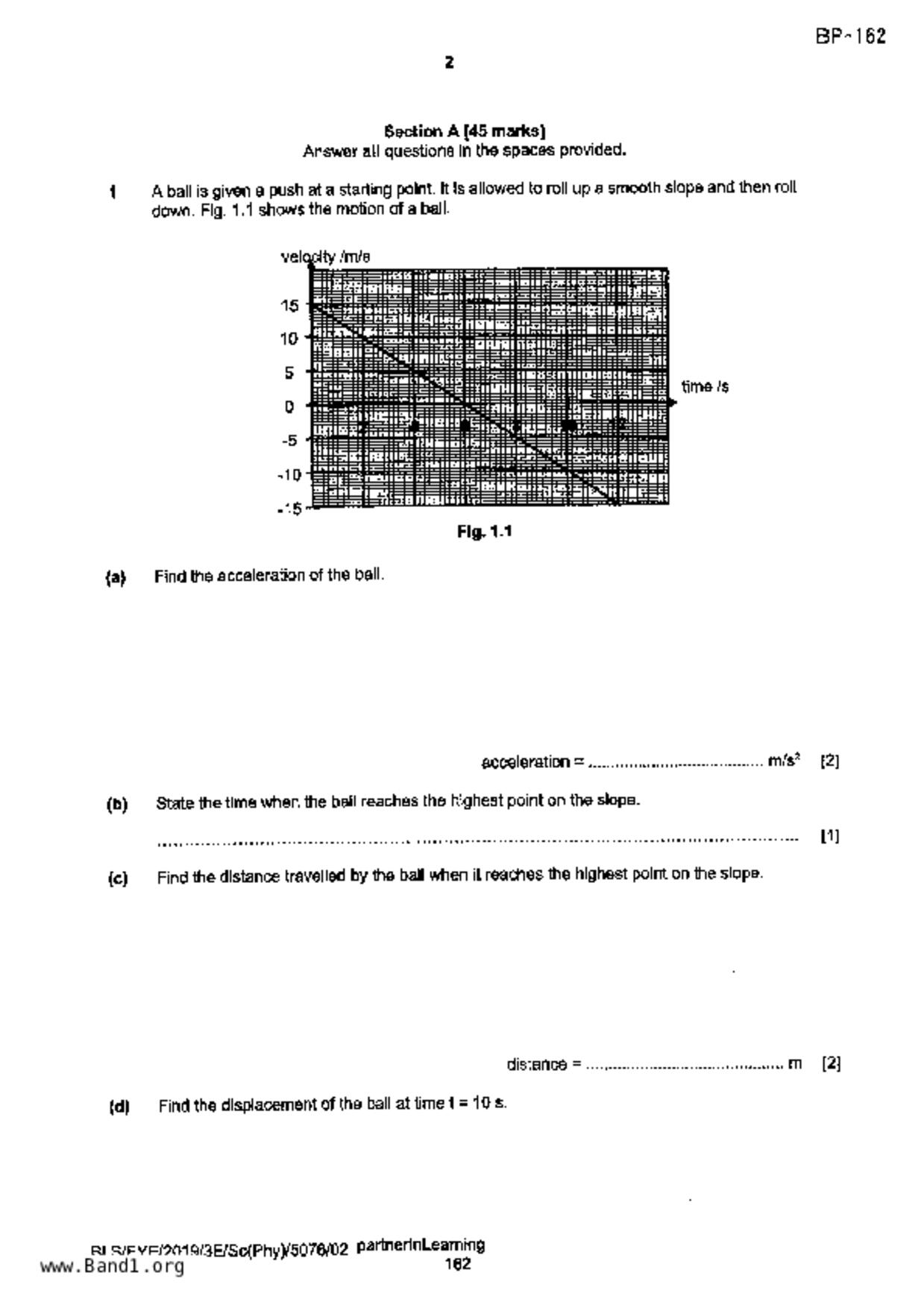 S3Science Physics試卷