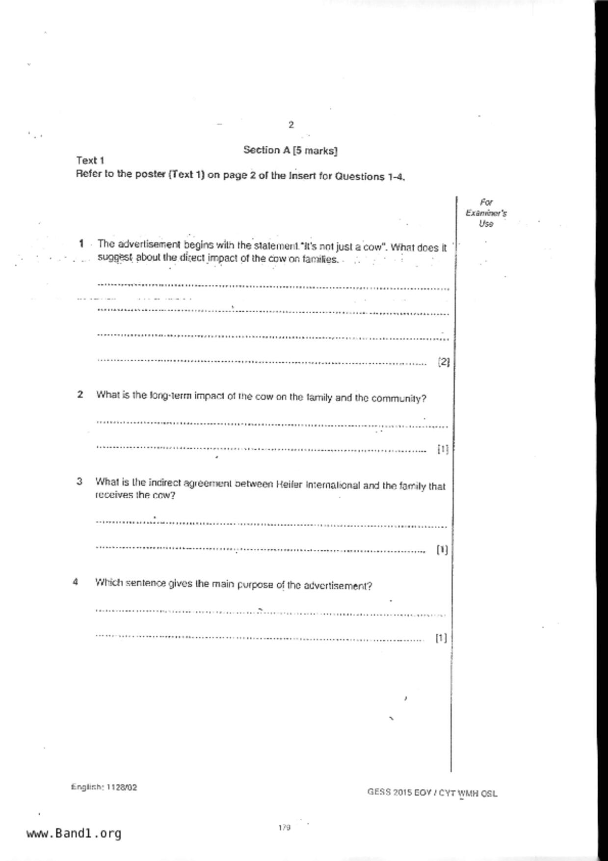 S3English試卷