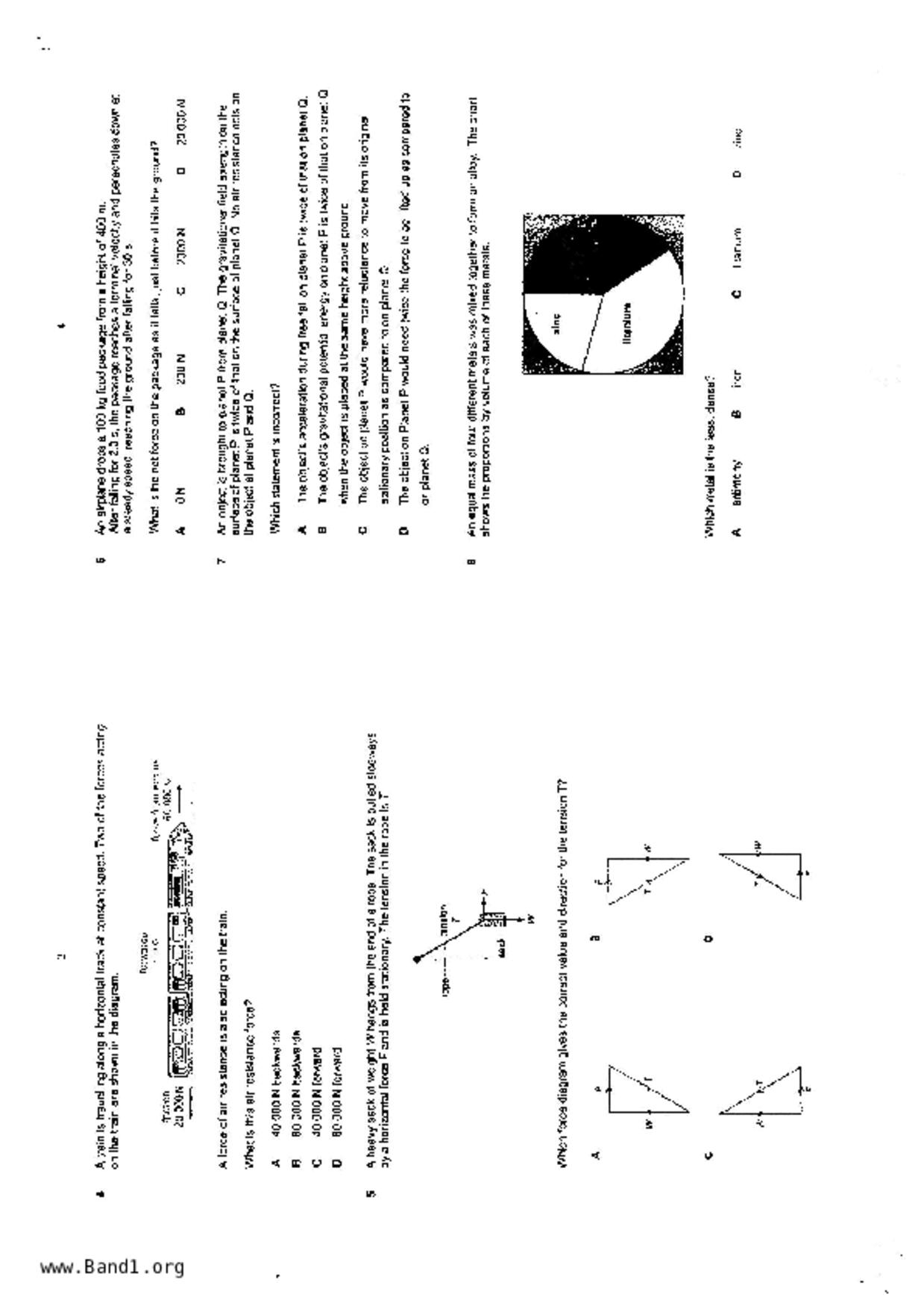 S5Pure Physics試卷