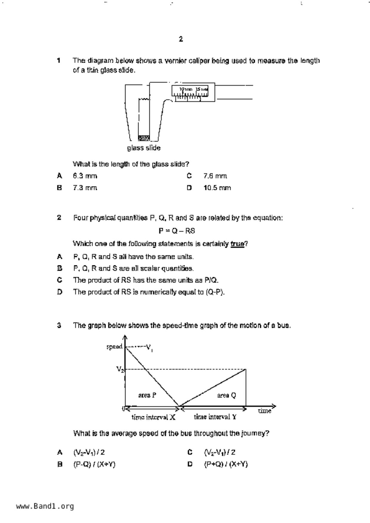 S5Physics試卷