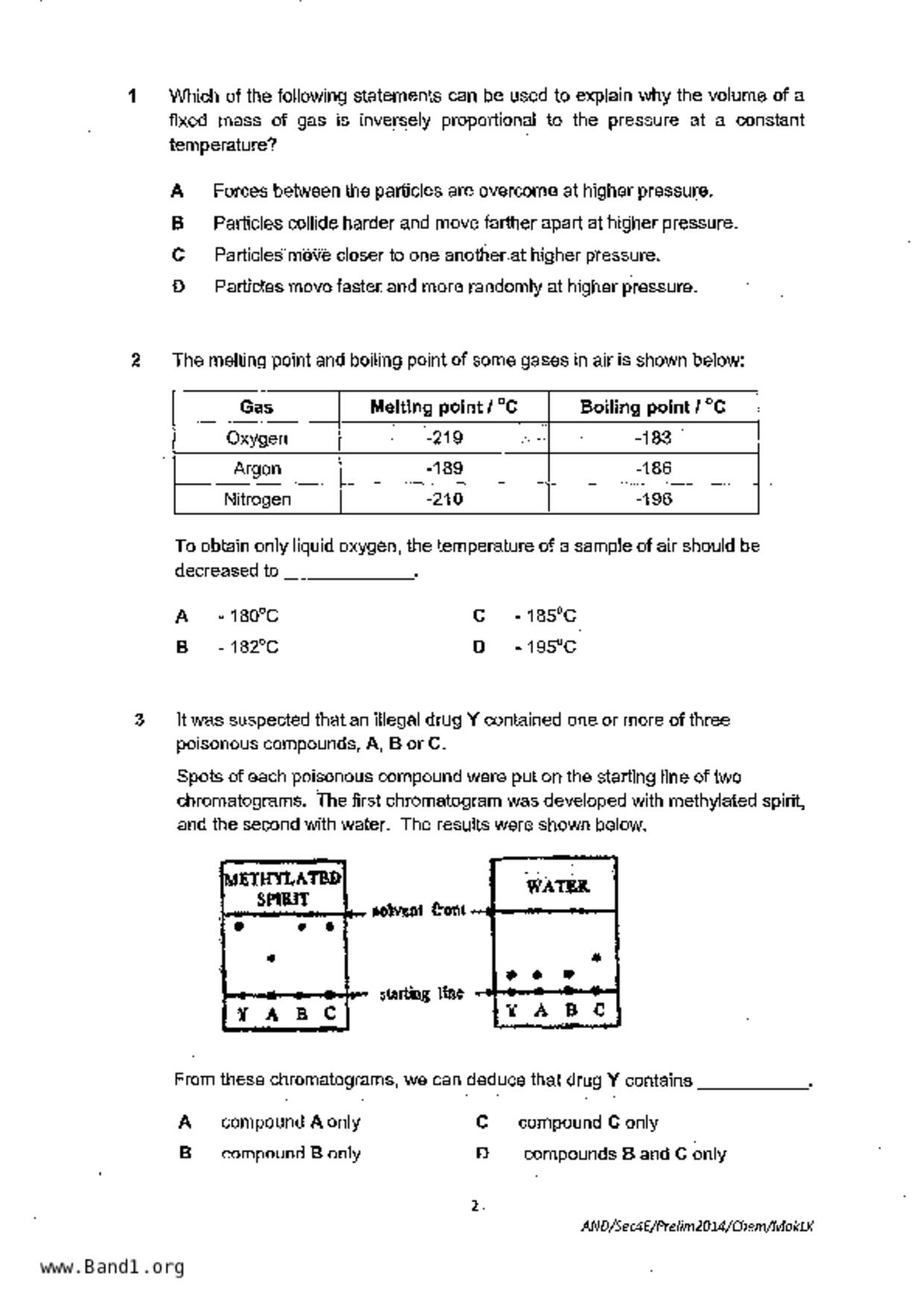 S5Chemistry試卷