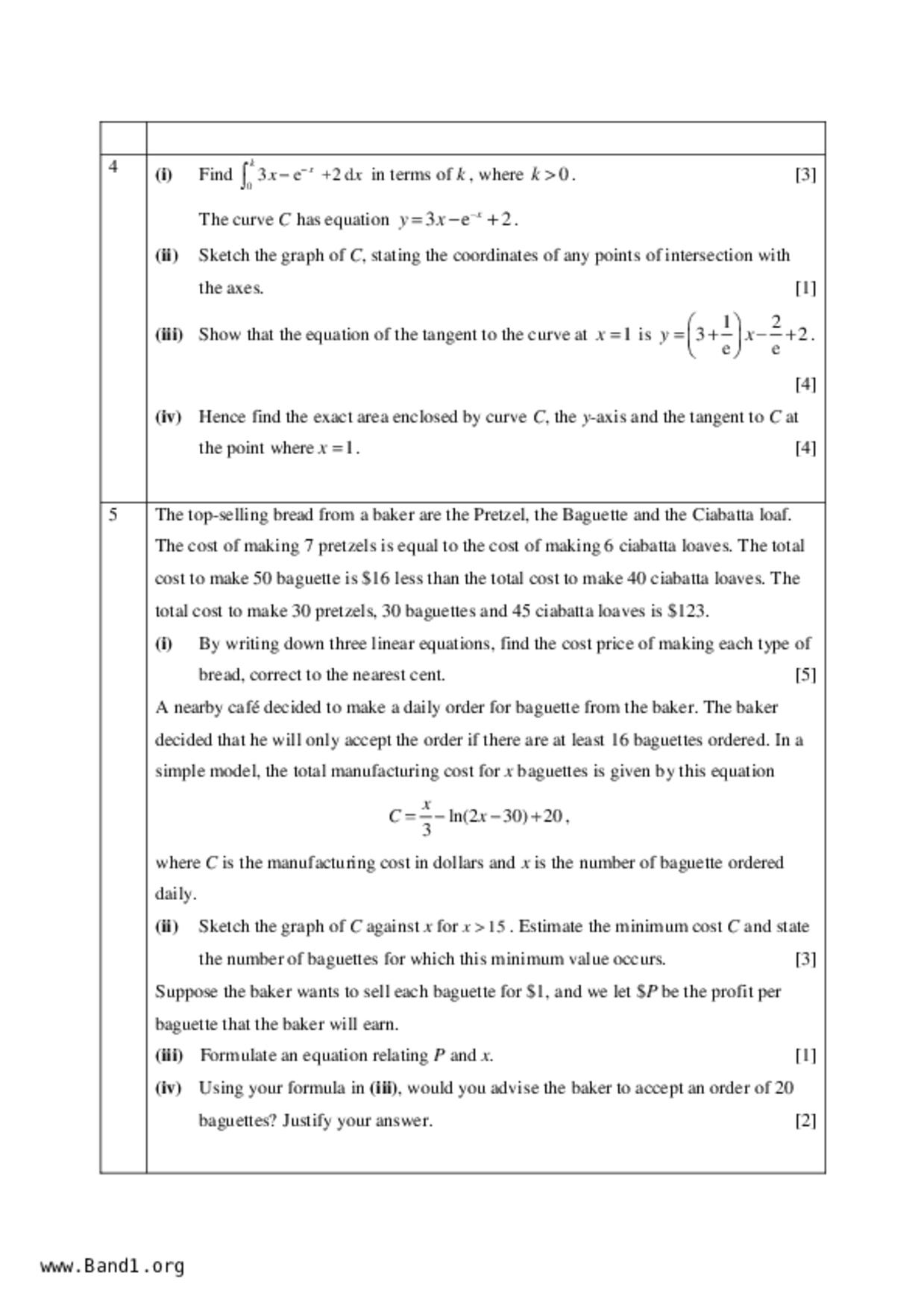 JC2Maths試卷
