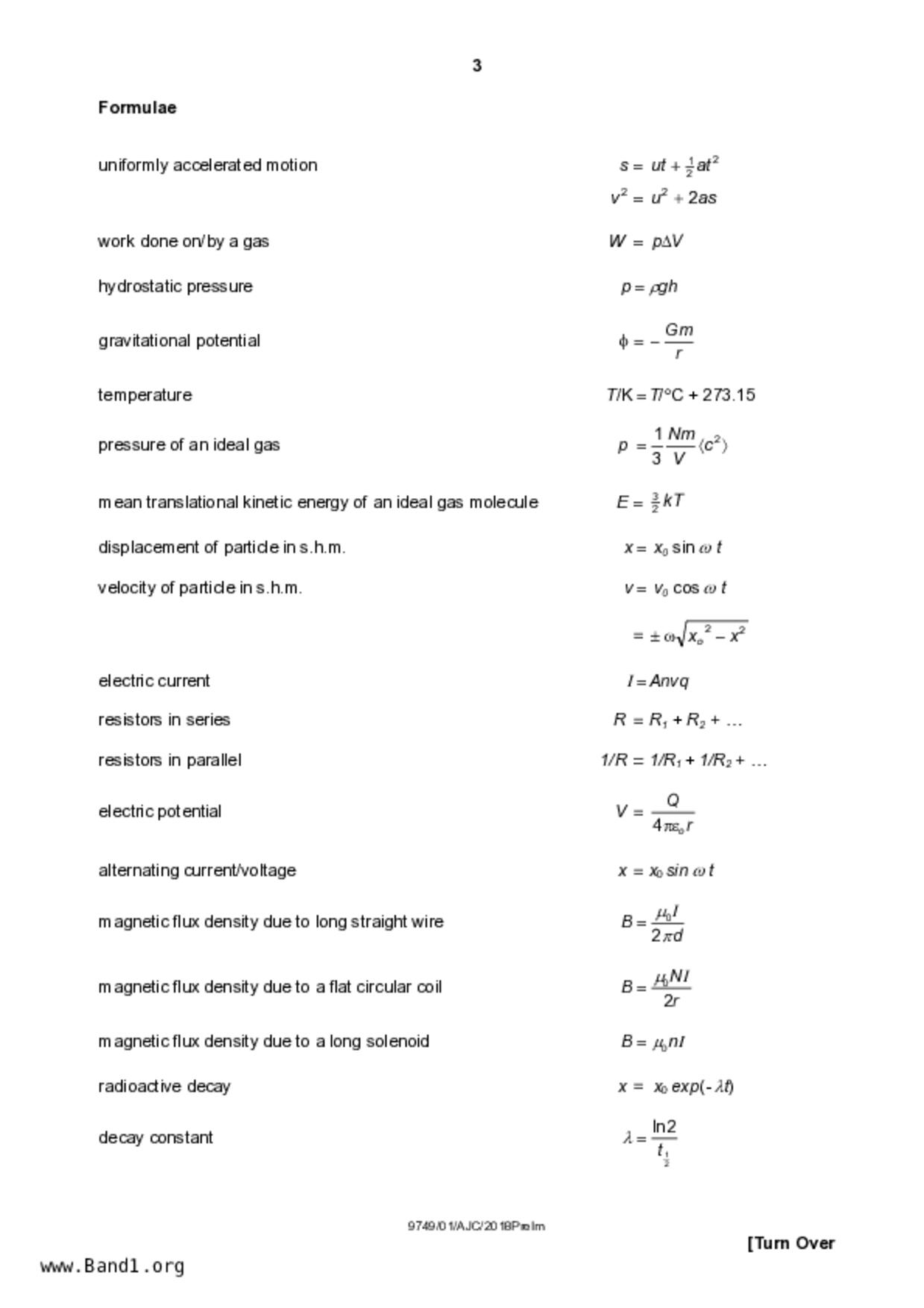 JC2Physics試卷