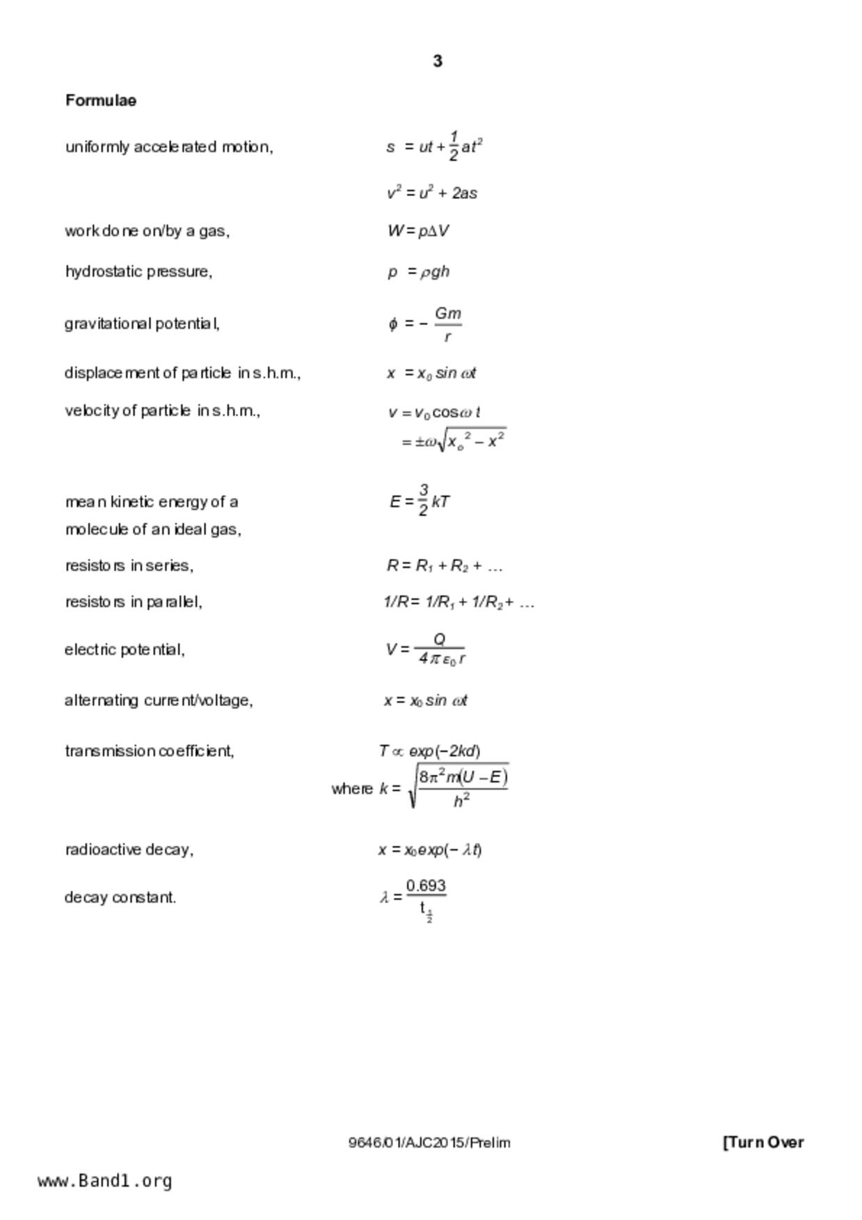 JC2Physics試卷