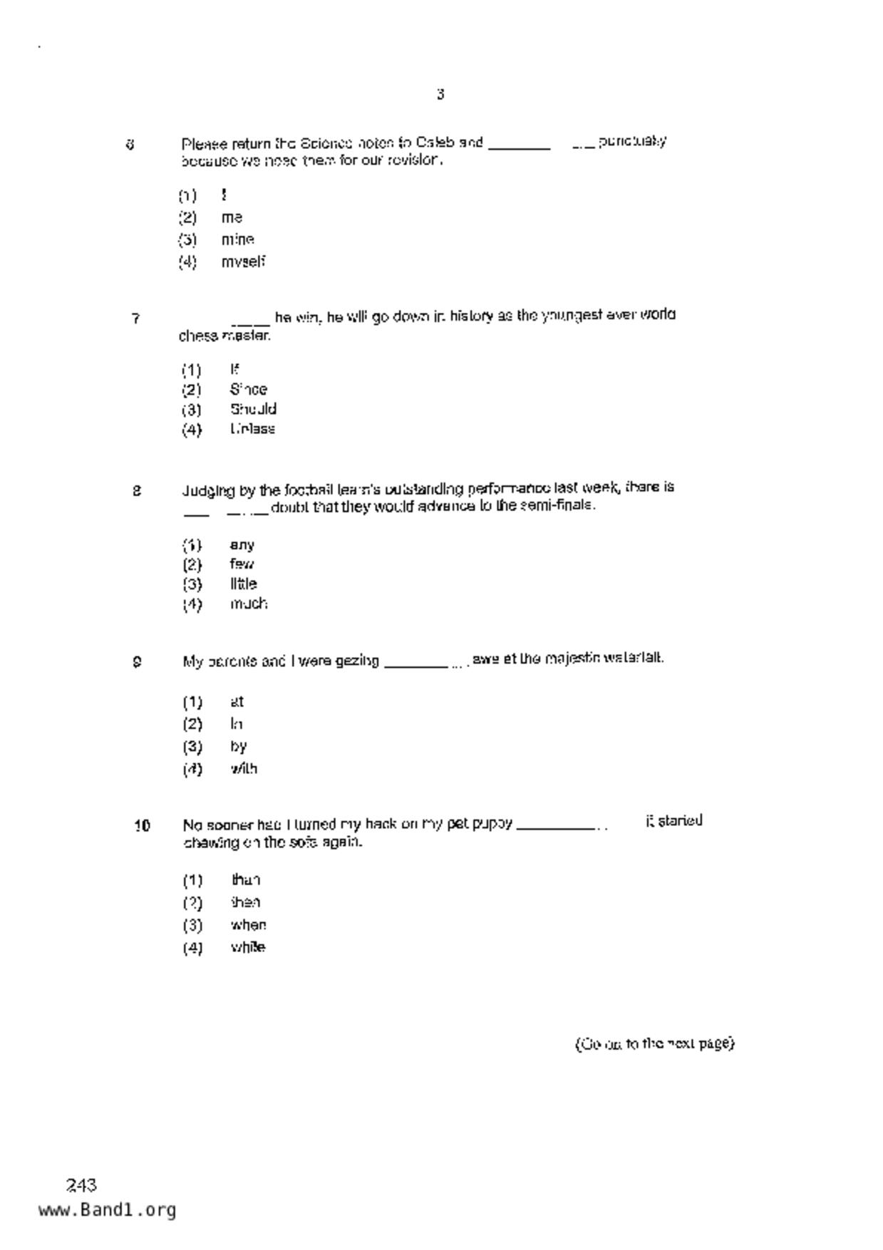 P6English試卷