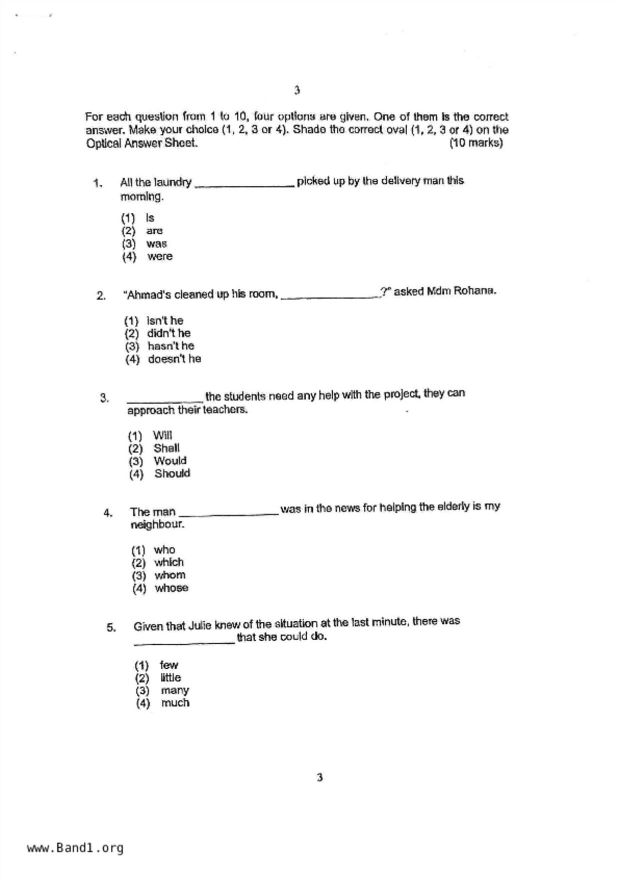 P6English試卷