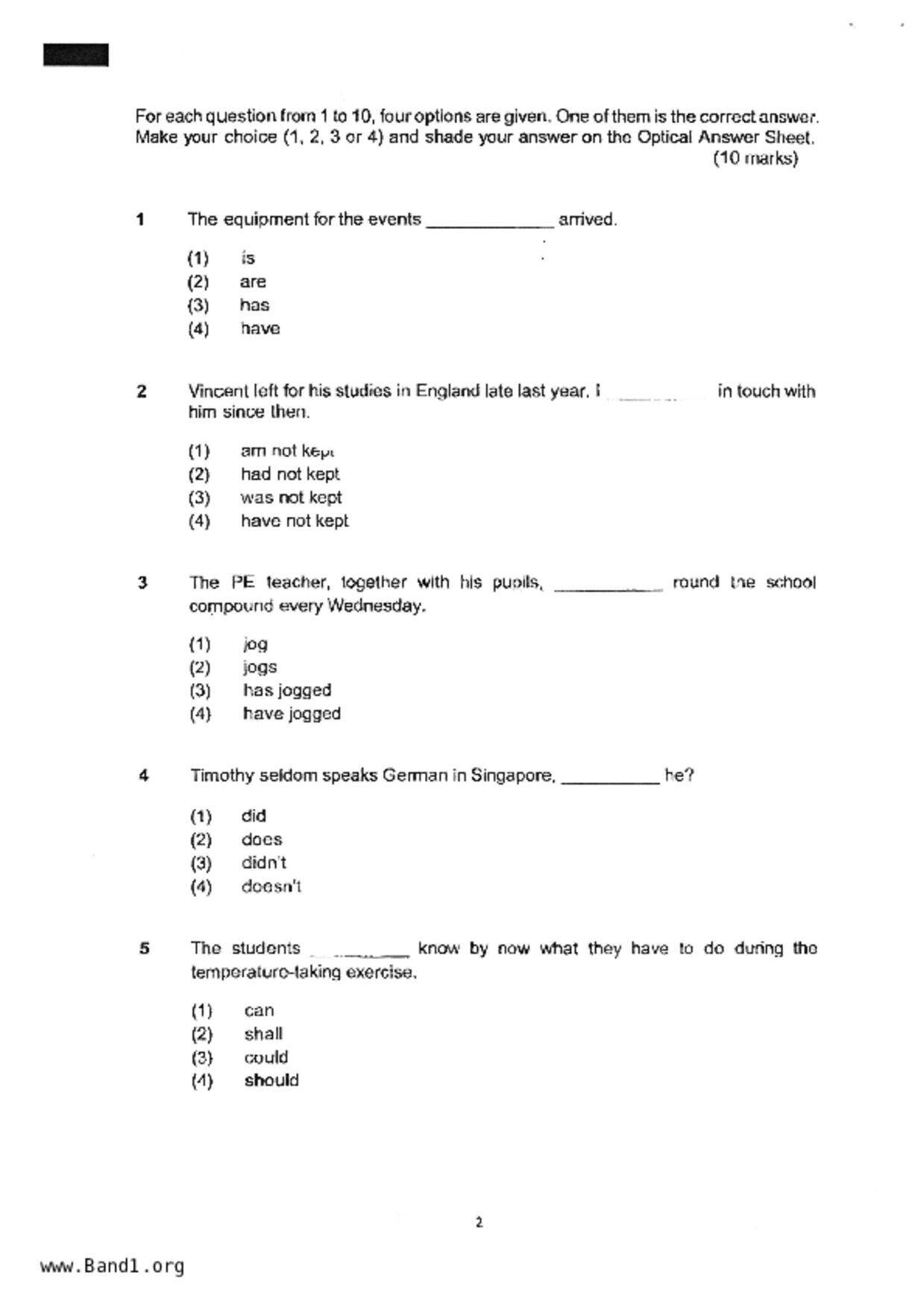 P6English試卷