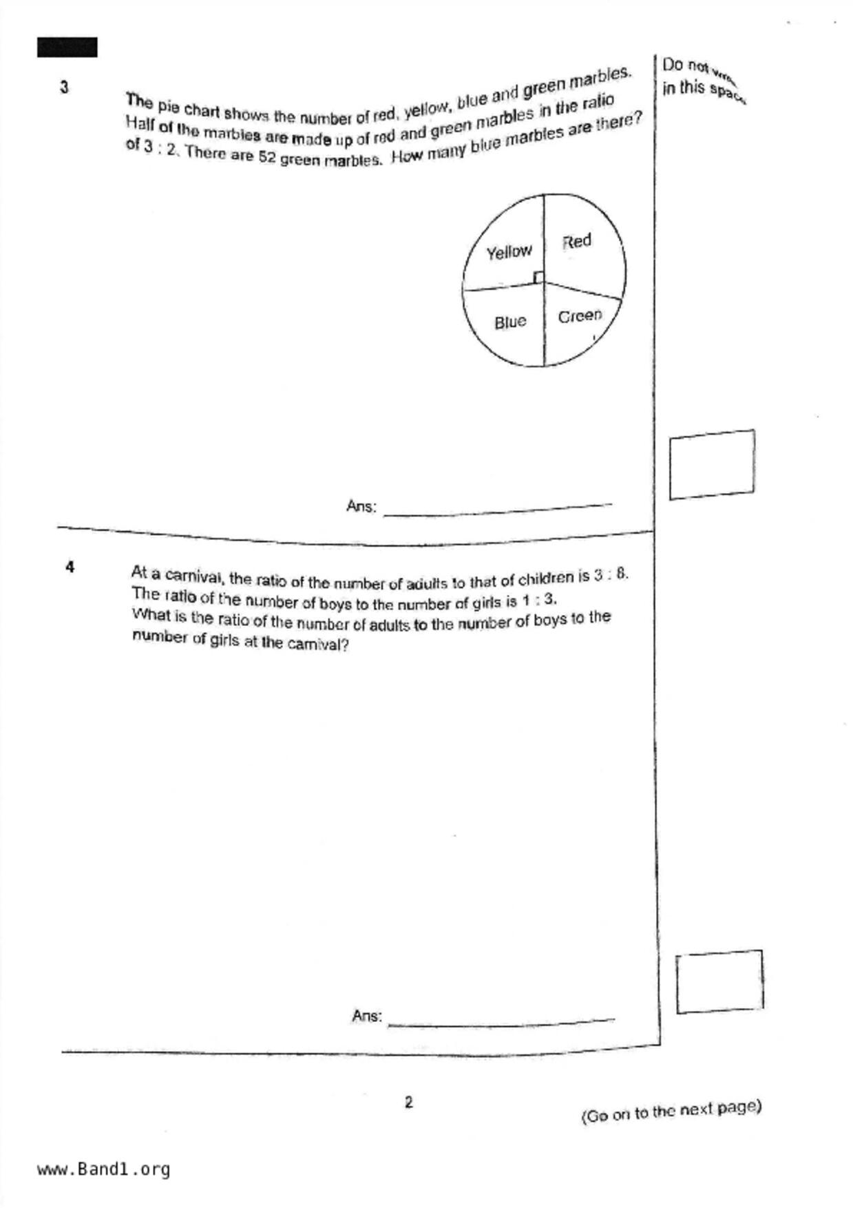 P6Maths試卷
