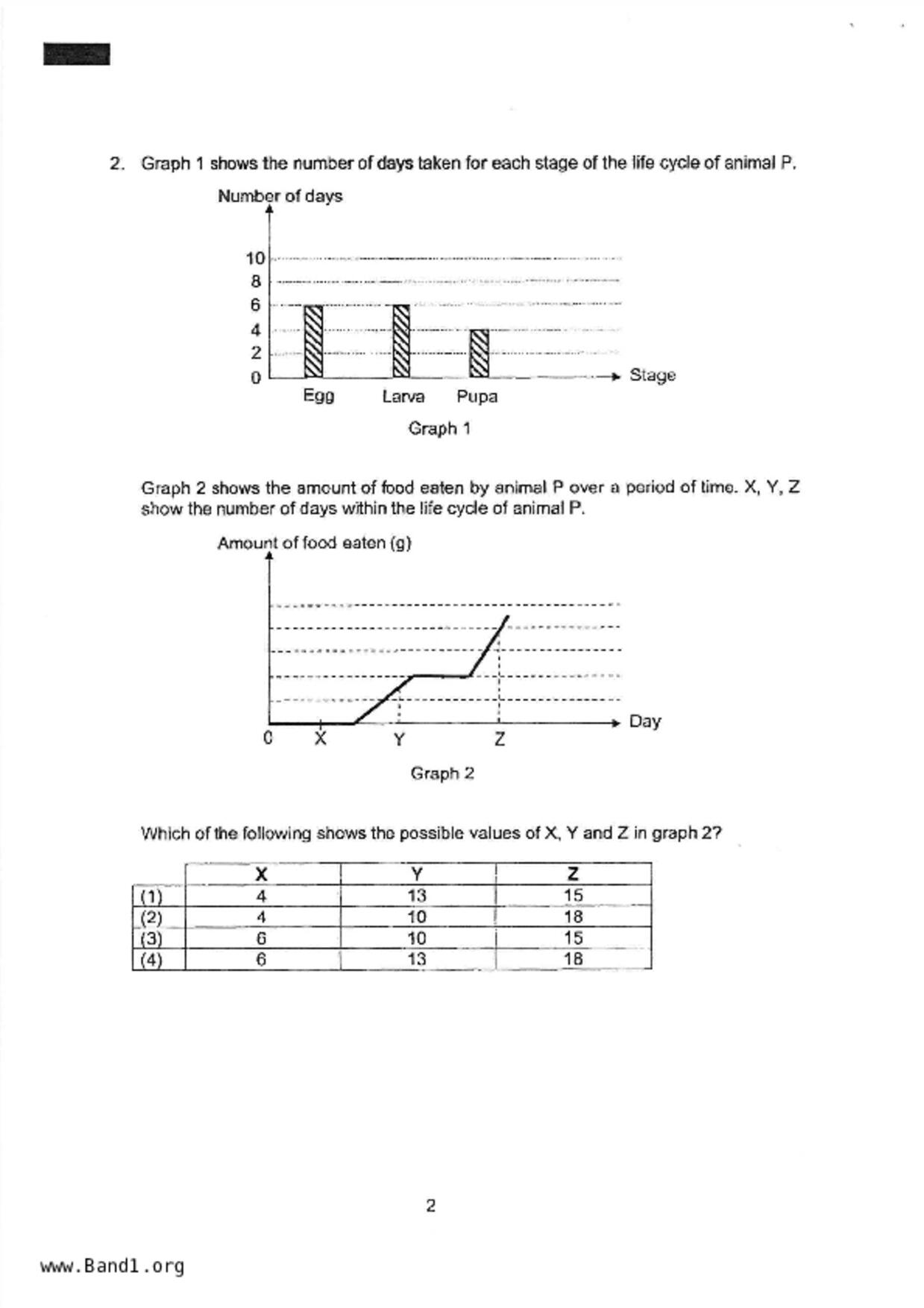 P6Science試卷