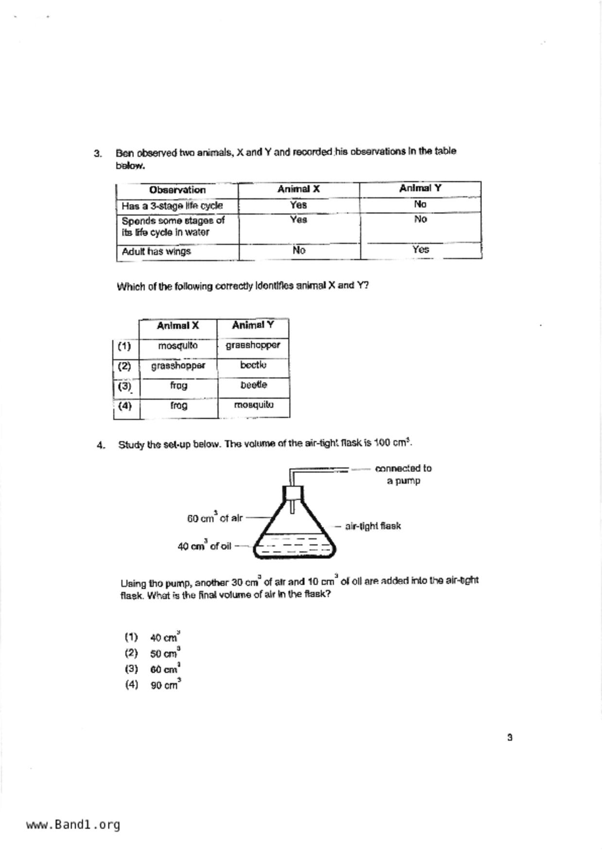 P5Science試卷