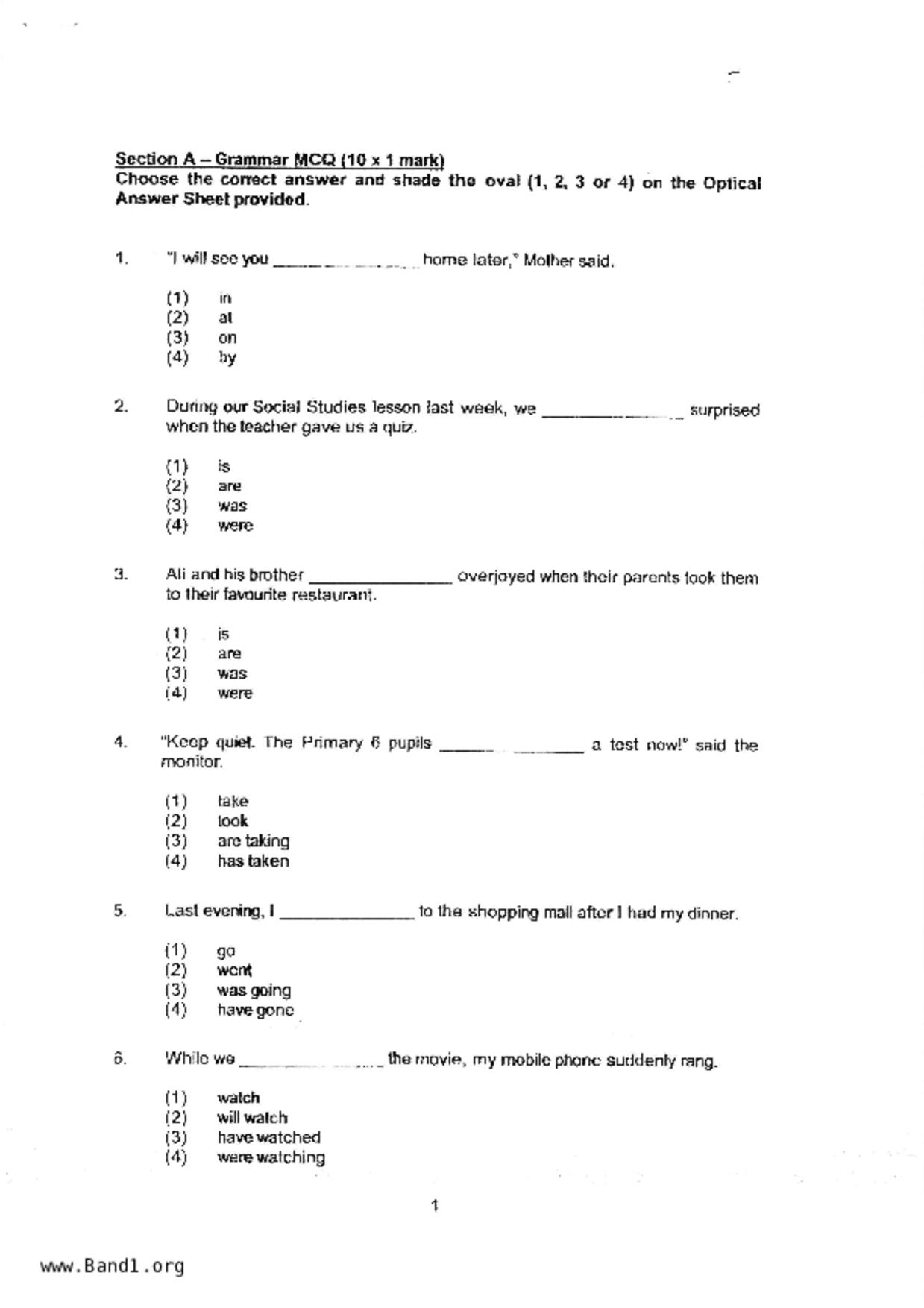 P4English試卷