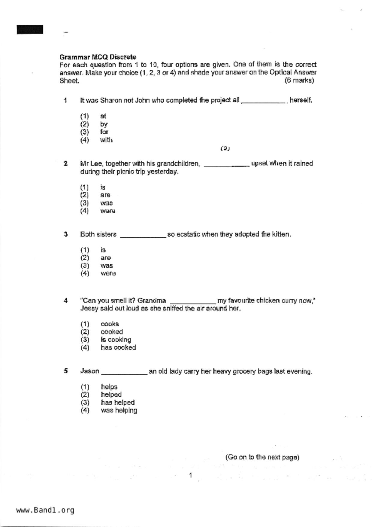 P4English試卷