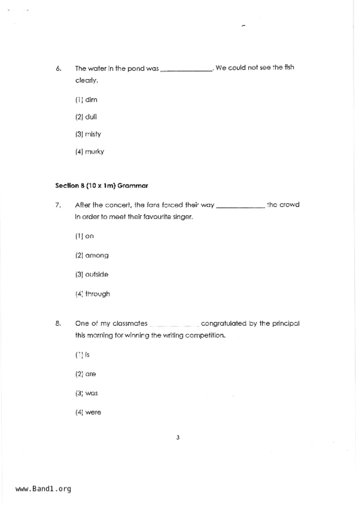 P4English試卷