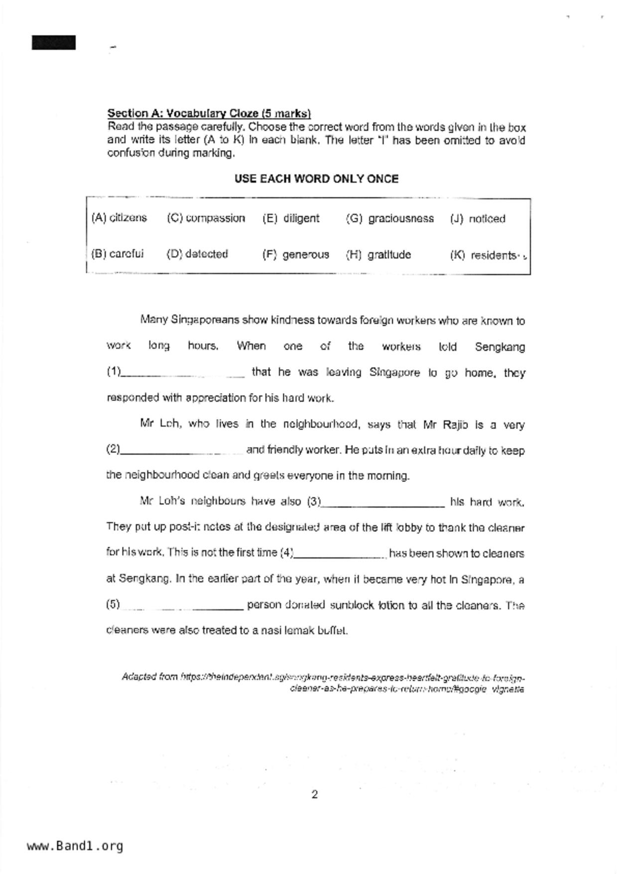 P4English試卷