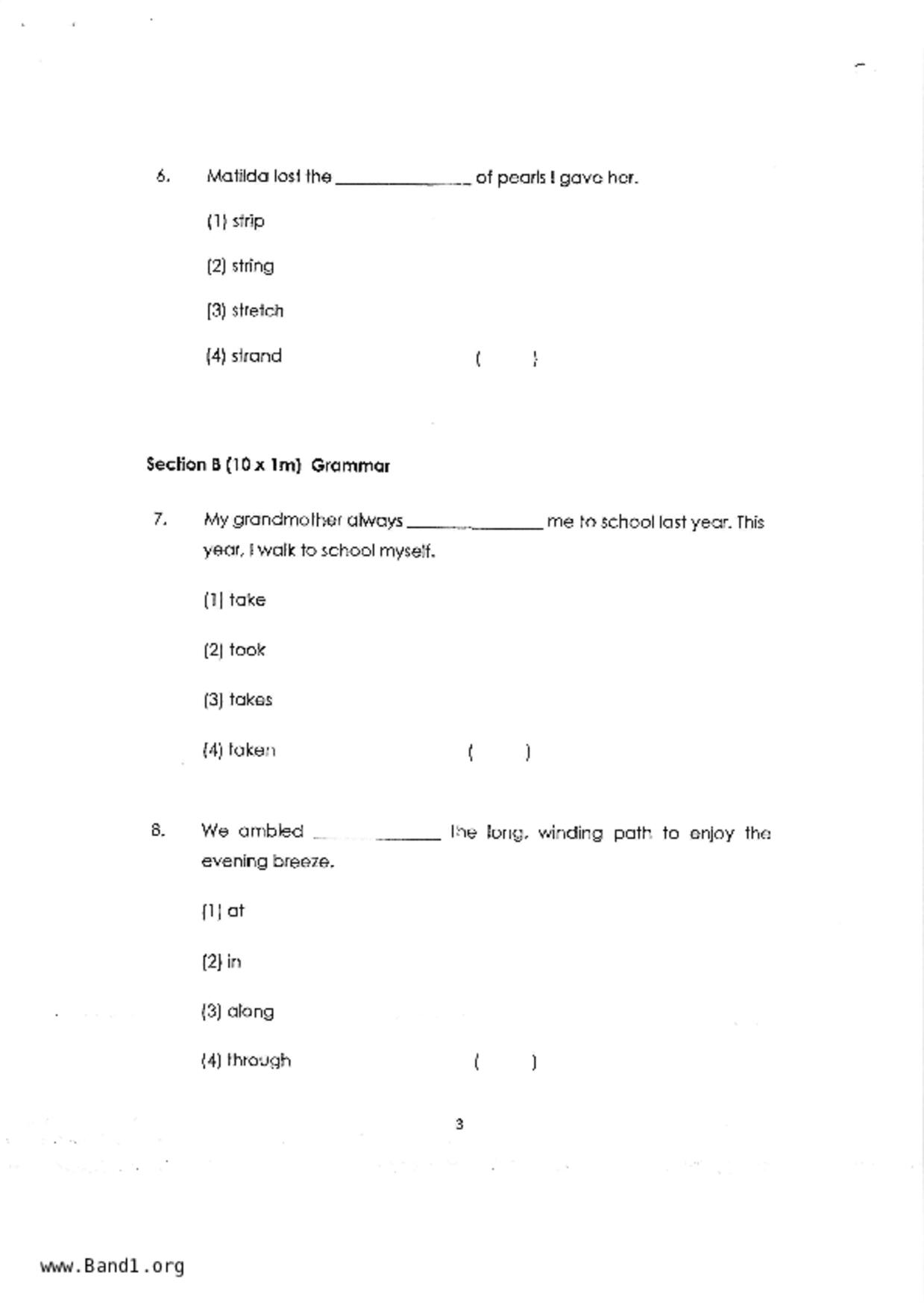 P4English試卷