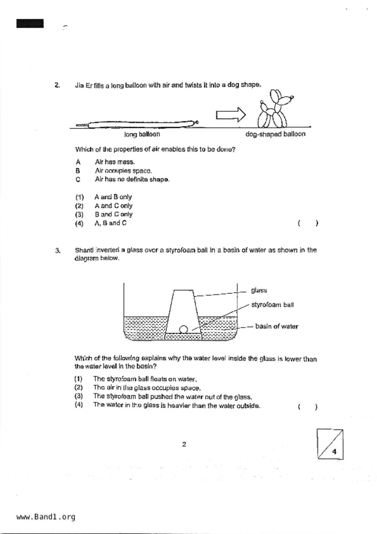 P4Science試卷