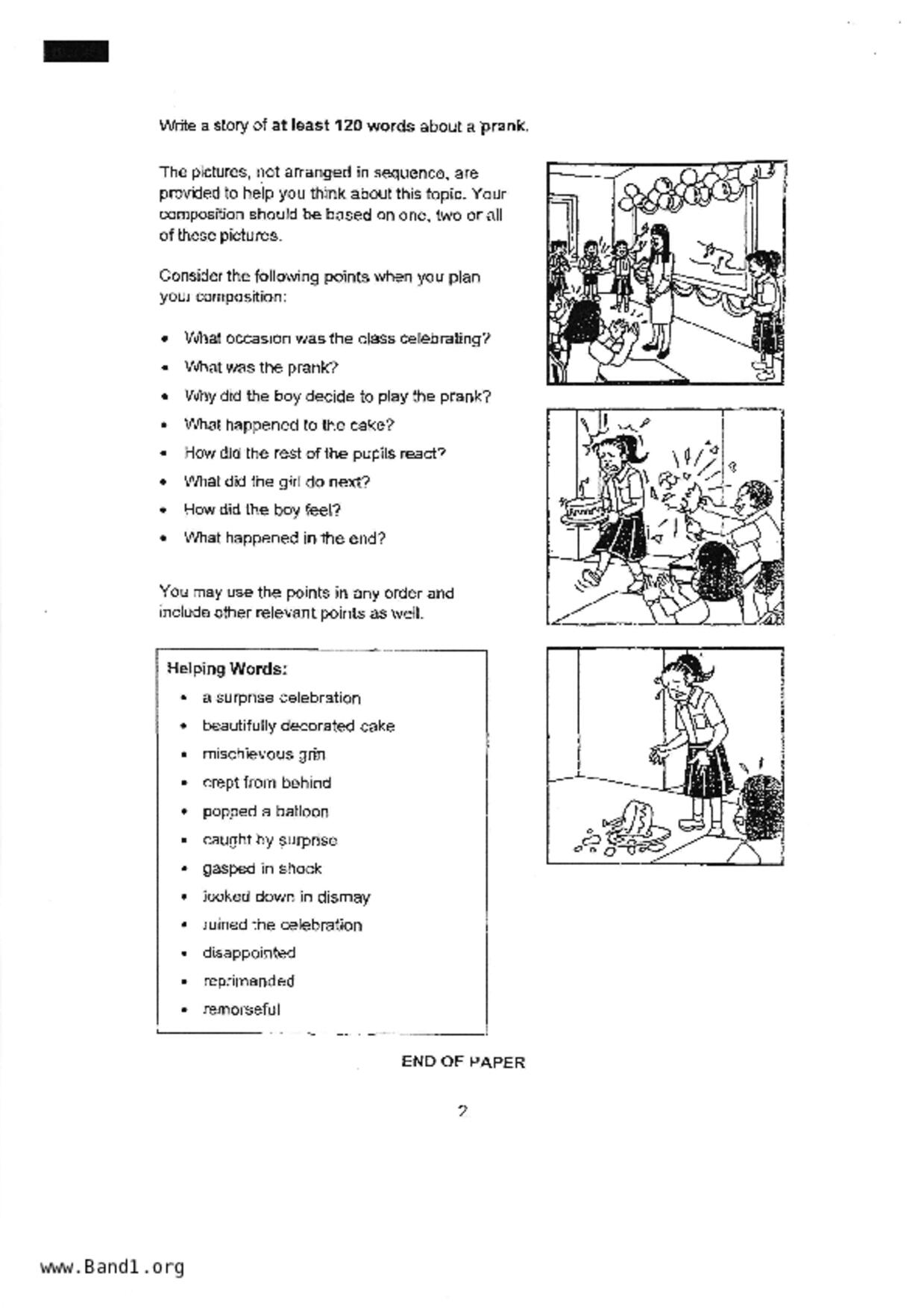P3English試卷