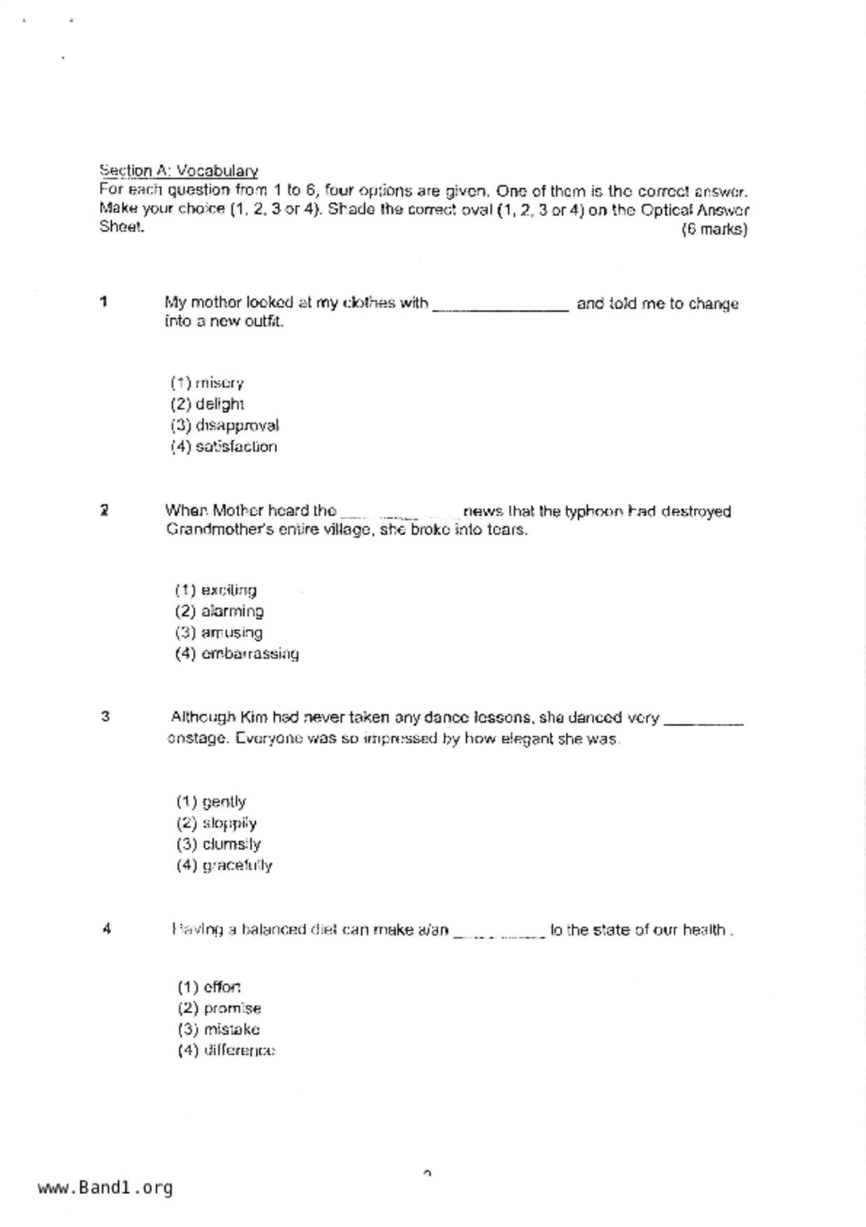 P3English試卷