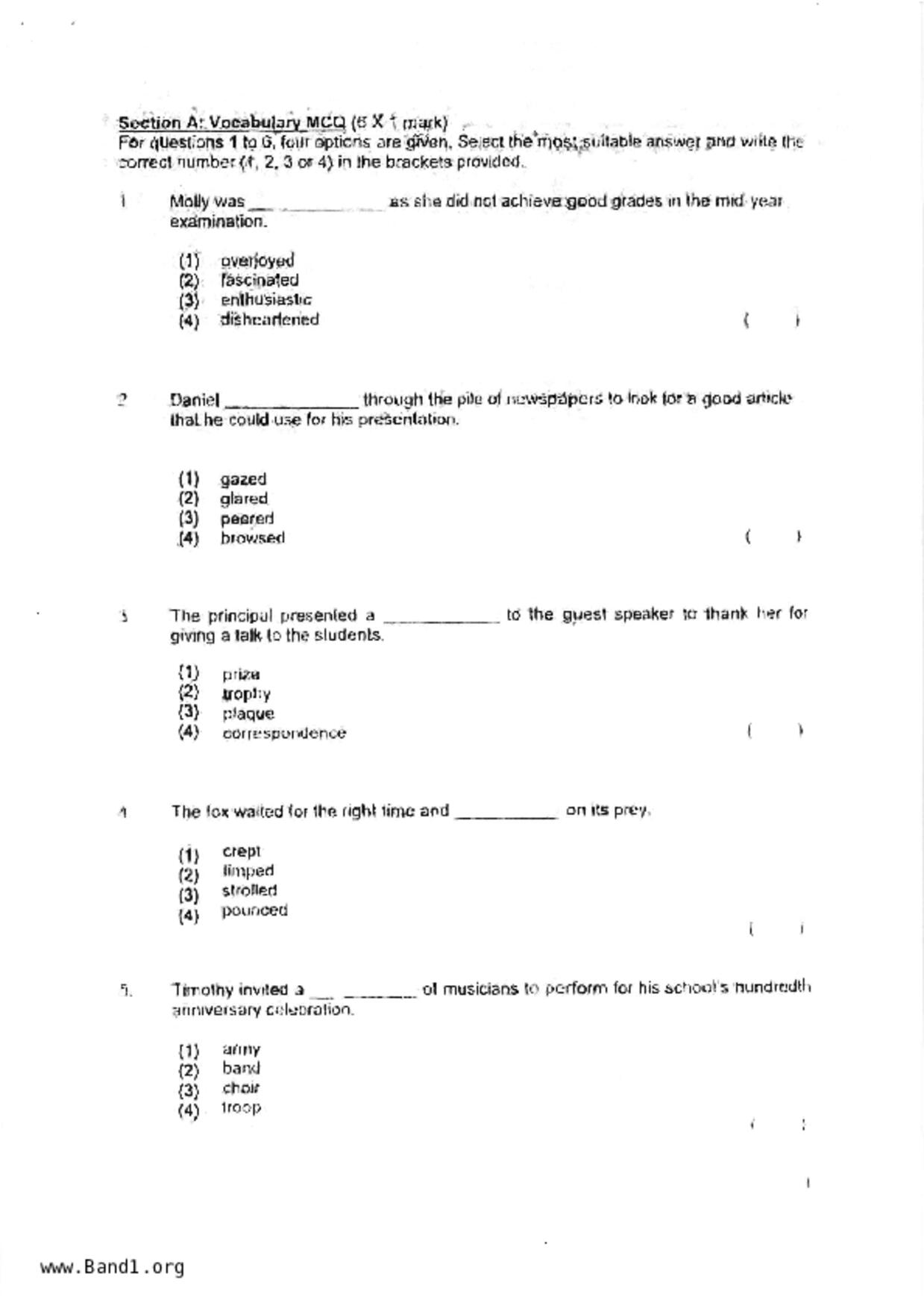 P3English試卷
