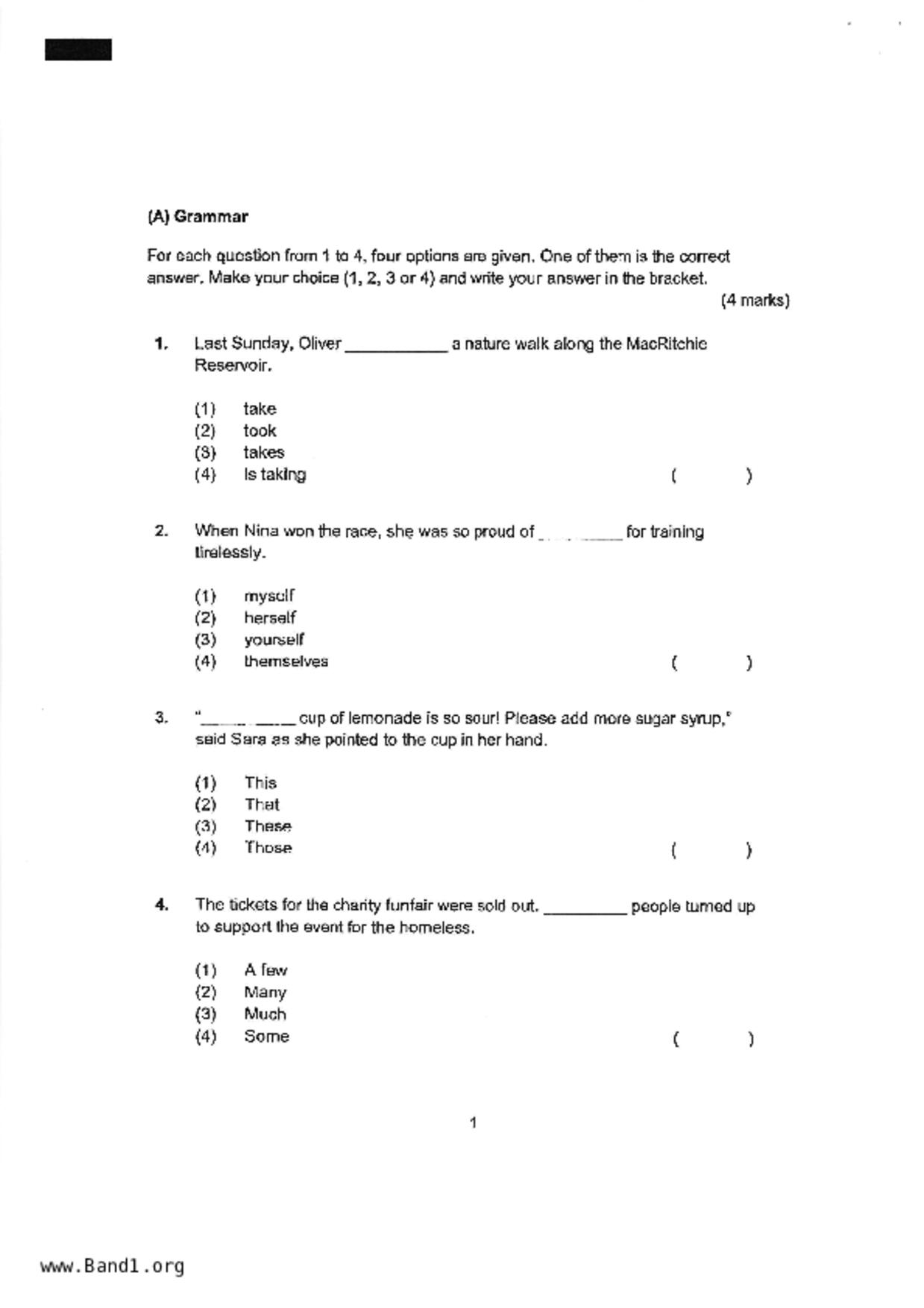 P3English試卷
