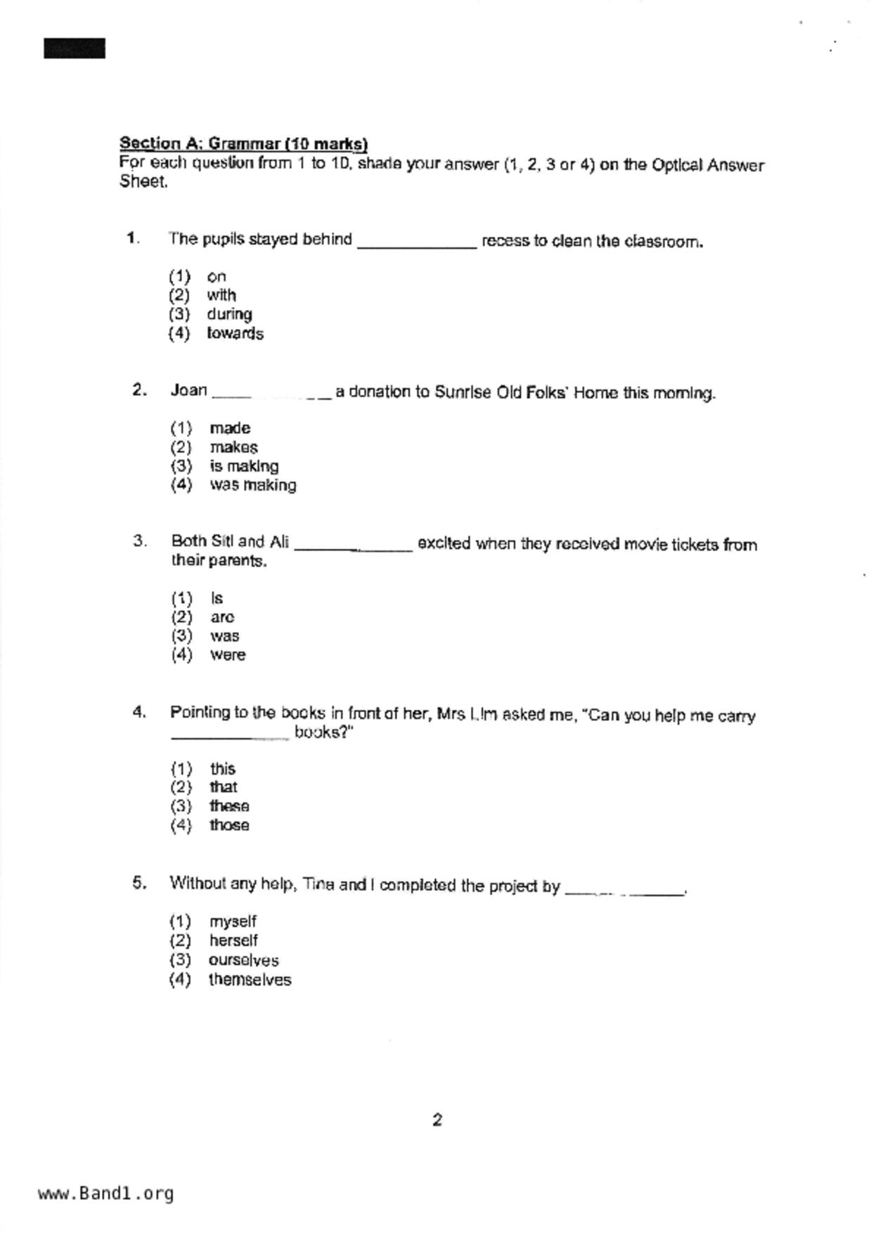P3English試卷