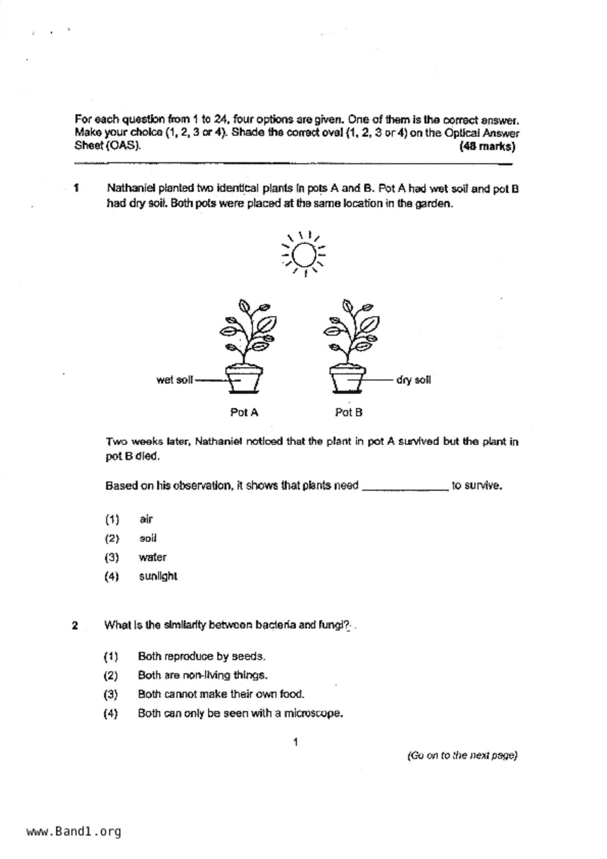 P3Science試卷
