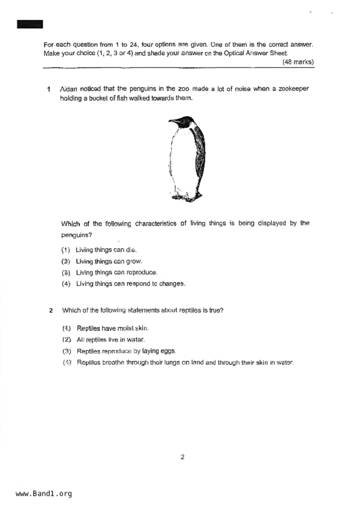 P3Science試卷