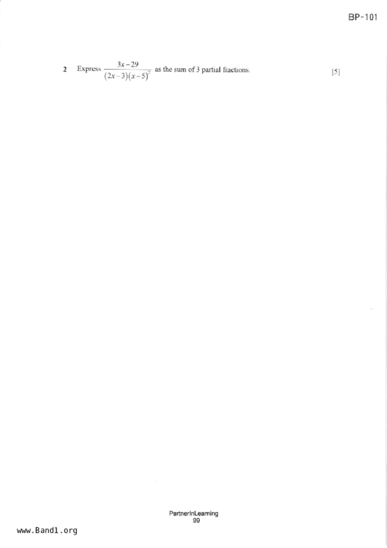S3A Math試卷