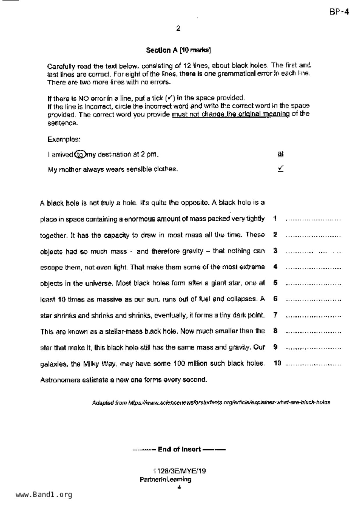 S3English試卷