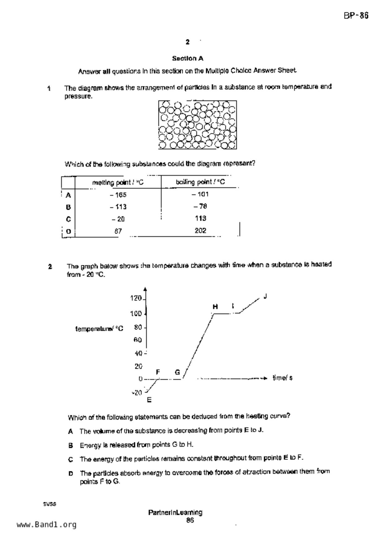 S3Pure Chemistry試卷