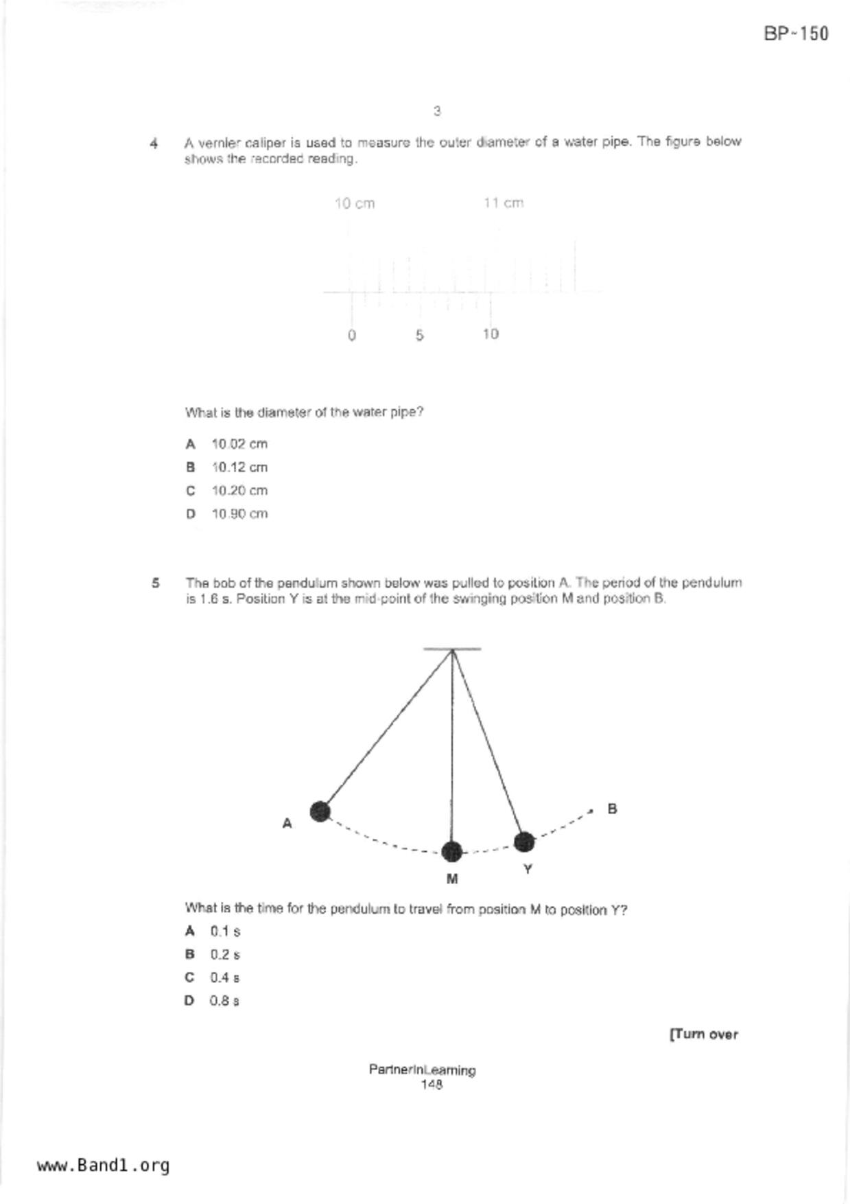 S3Pure Physics試卷