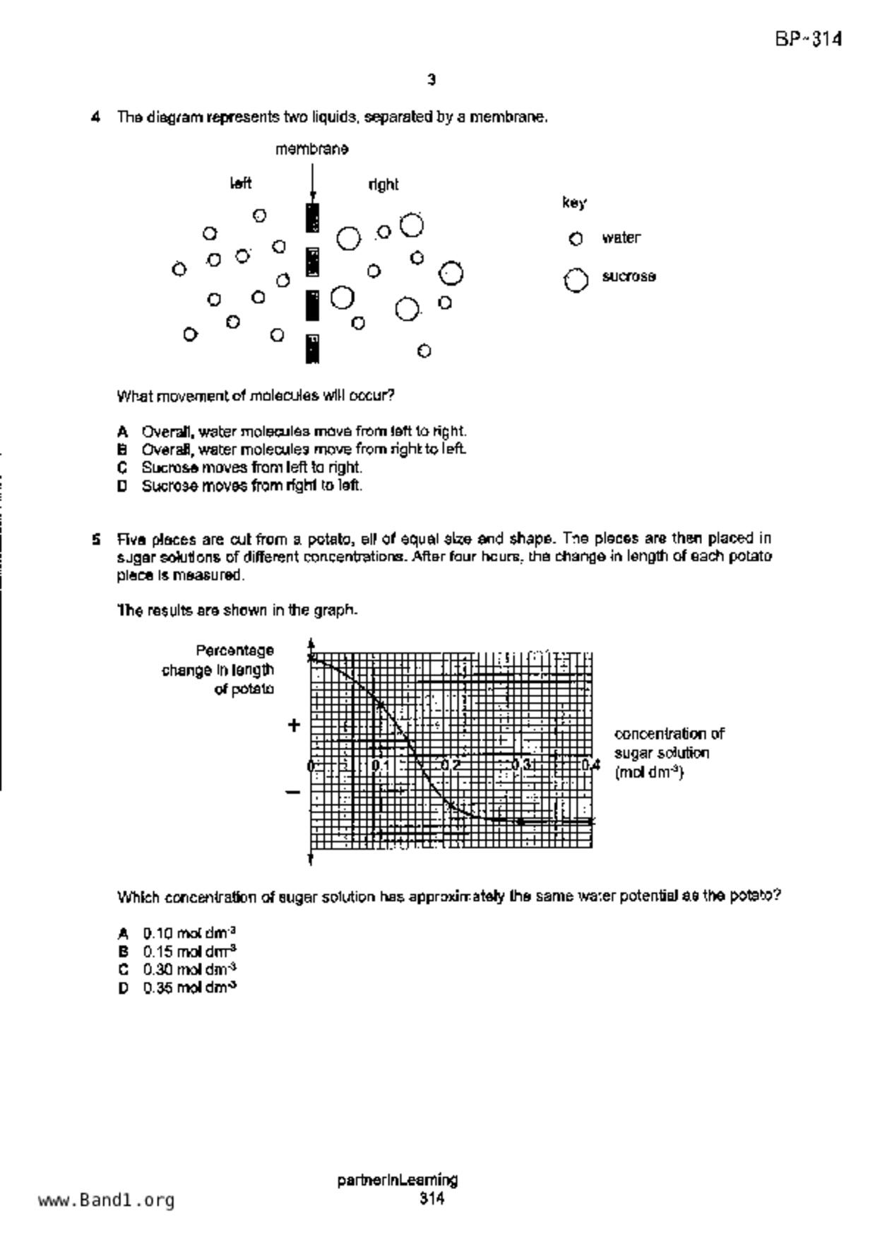 S3Science Biology試卷