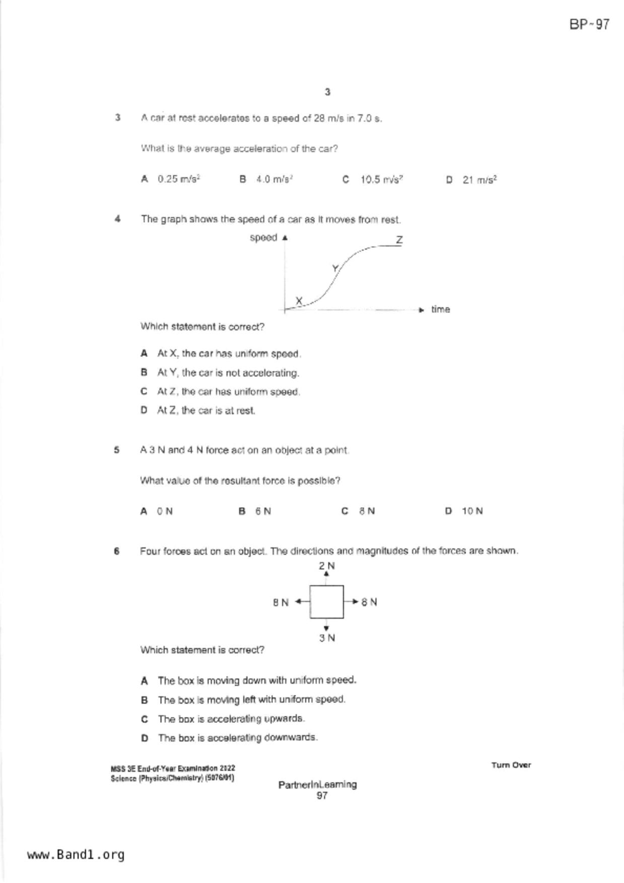 S3Science Physics試卷