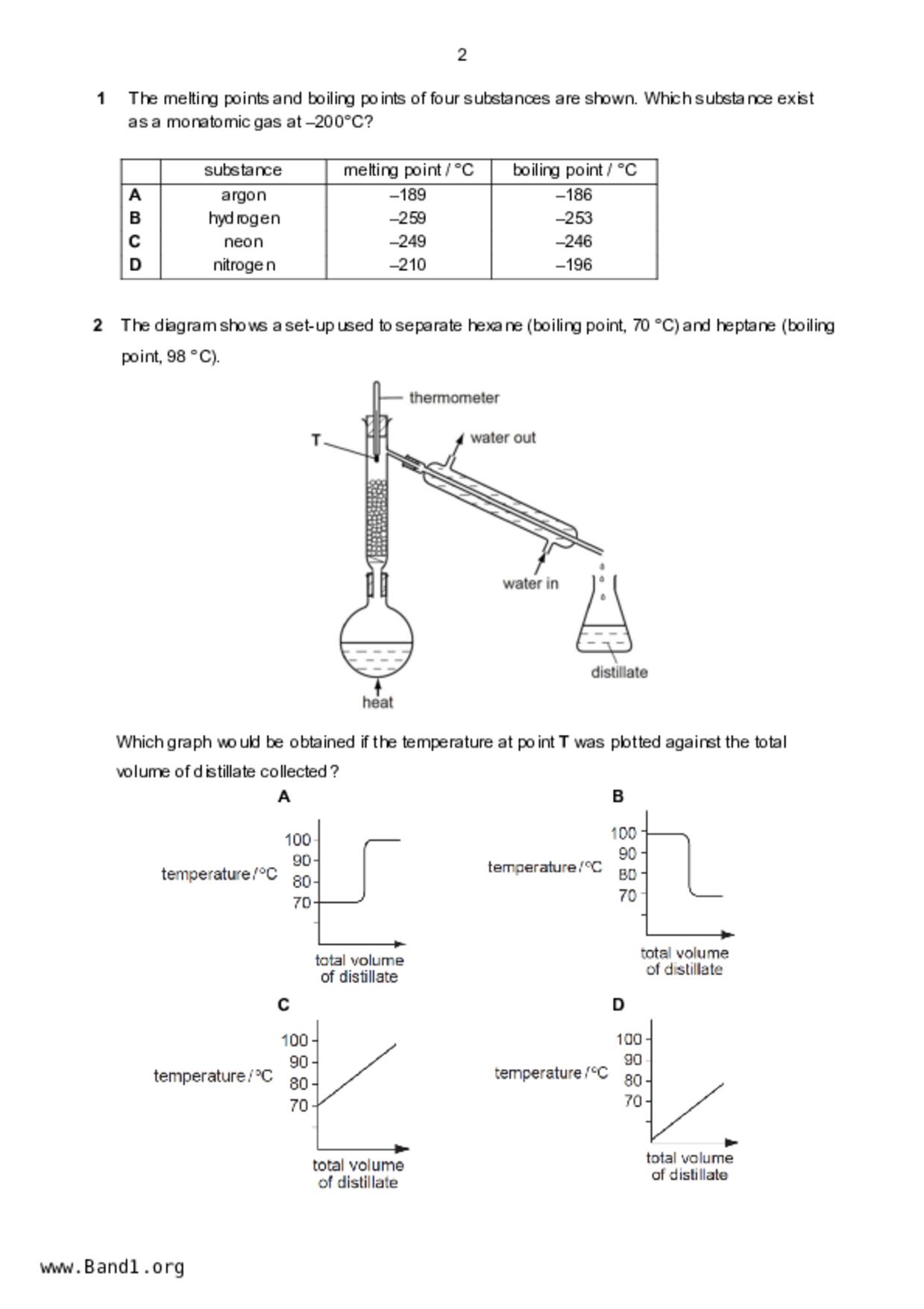 S5Pure Chemistry試卷
