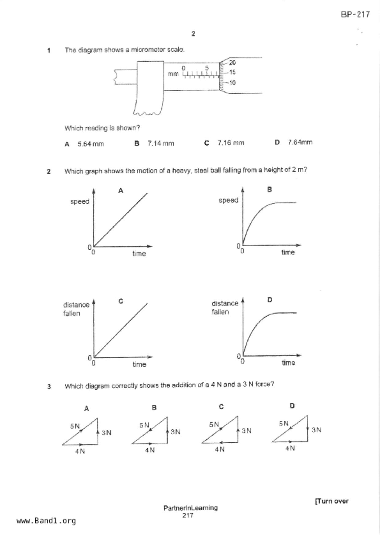 S5Science Chemistry試卷