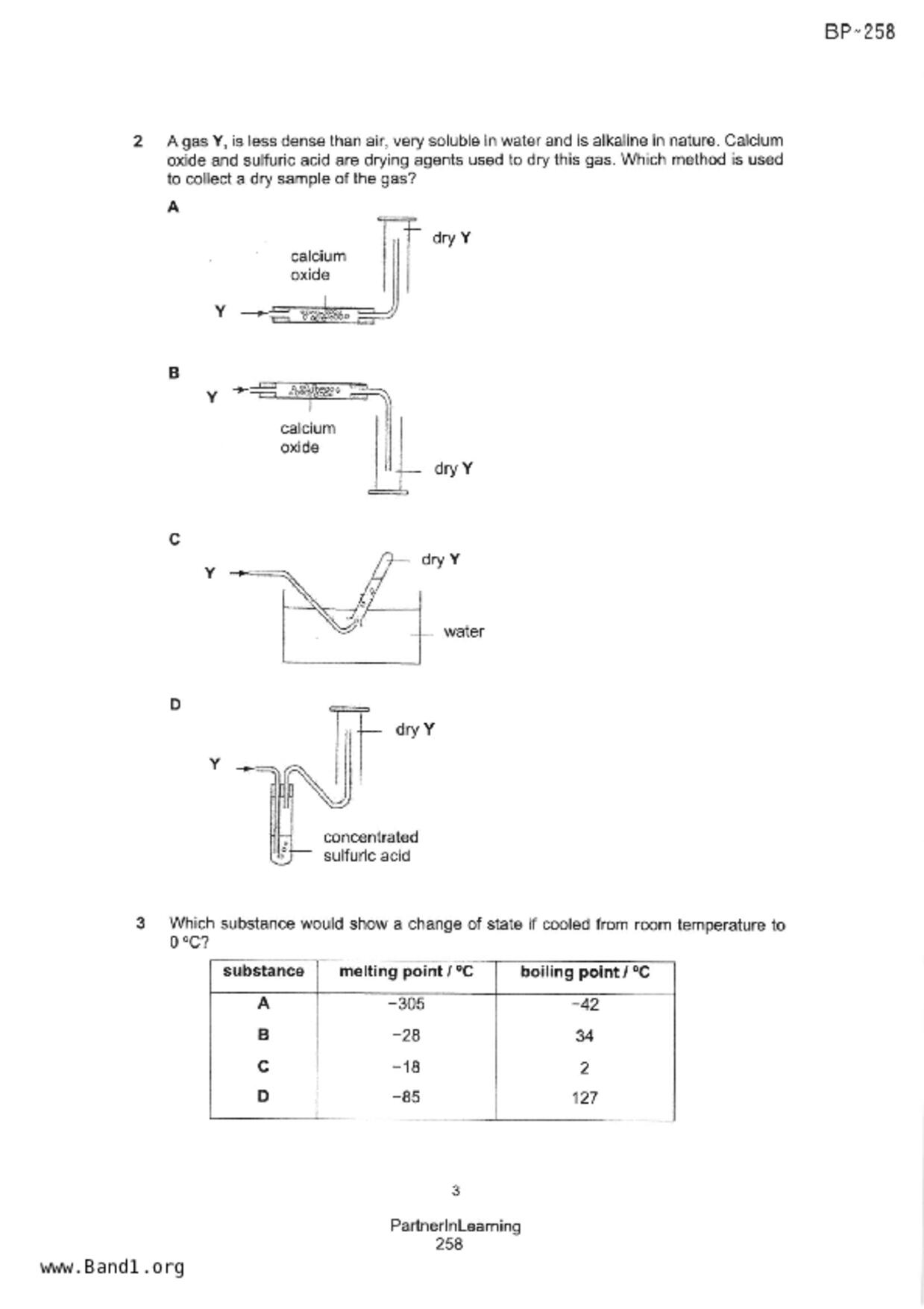 S5Science Chemistry試卷