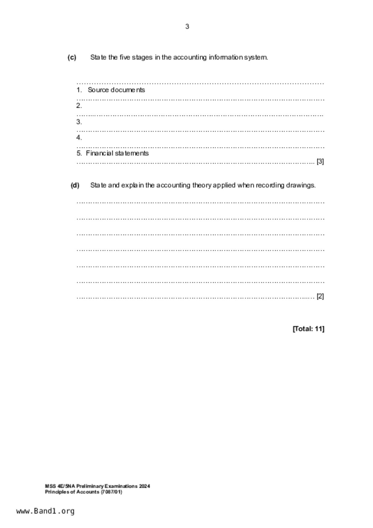 S5Principles of Accounts試卷