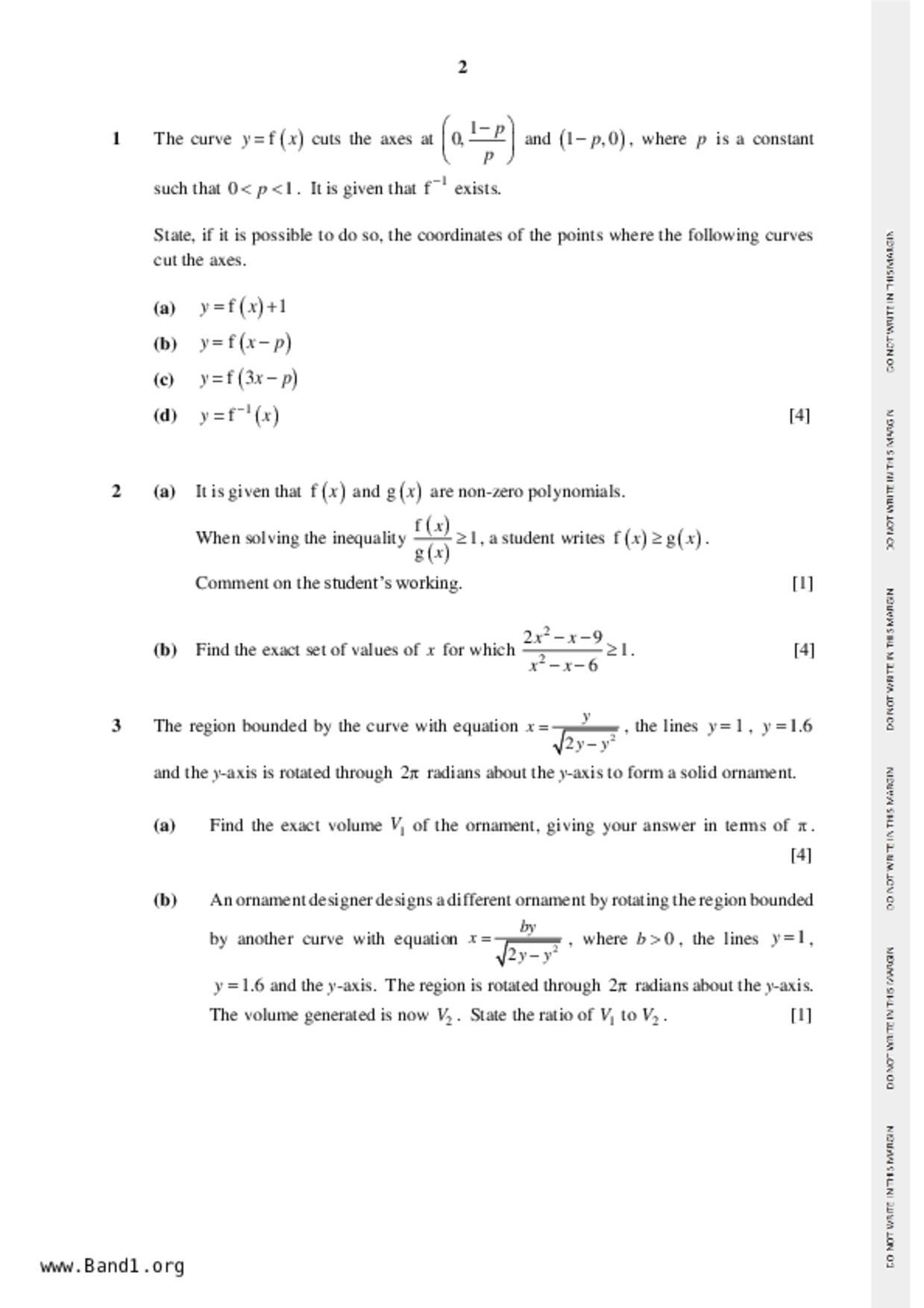 JC2Maths試卷